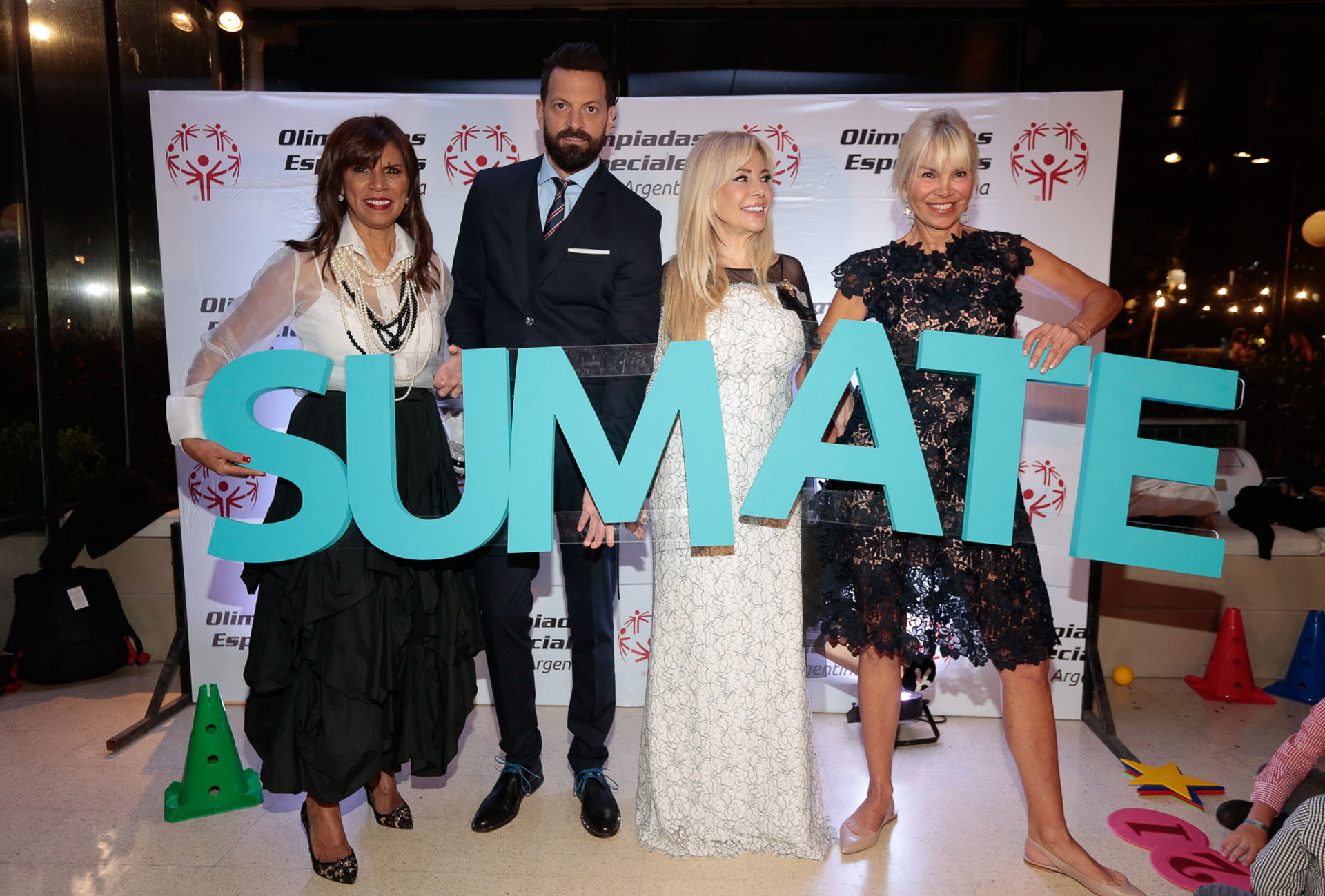 Anamá Ferreira, Juan Manuel “Rifle” Varela, Graciela Alfano y Delfina Frers