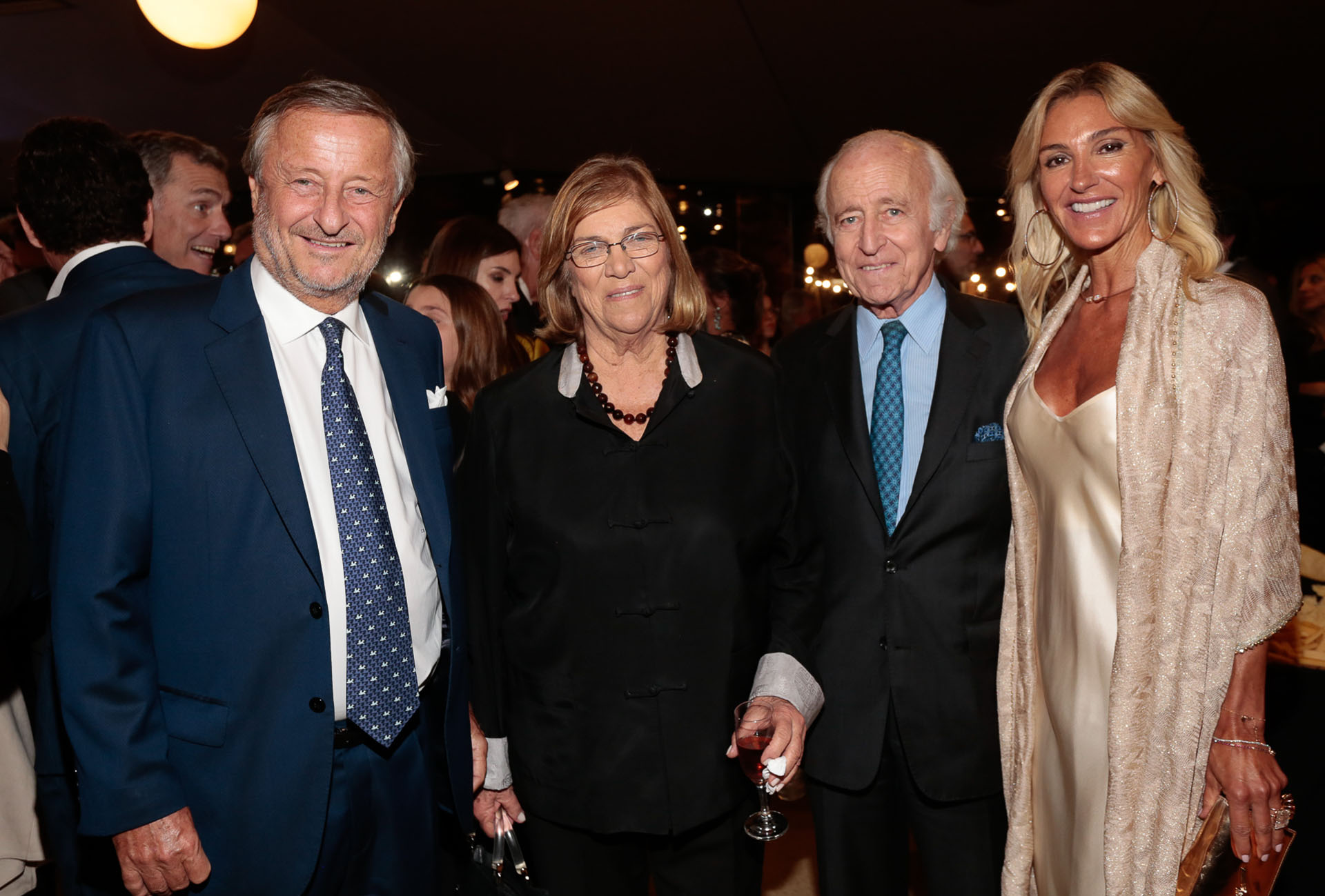 Cristiano Rattazzi, la legisladora Lía Rueda, Santiago Soldati y Gabriela Castellani