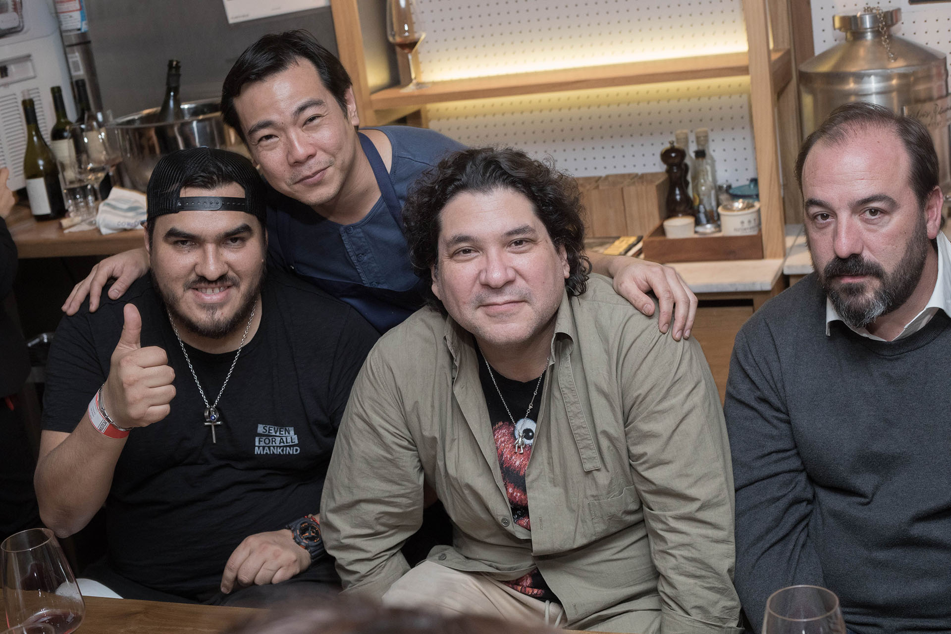 Anthony Vazquez, Tomas Matsufuji, Gaston Acurio y Juan Gaffuri