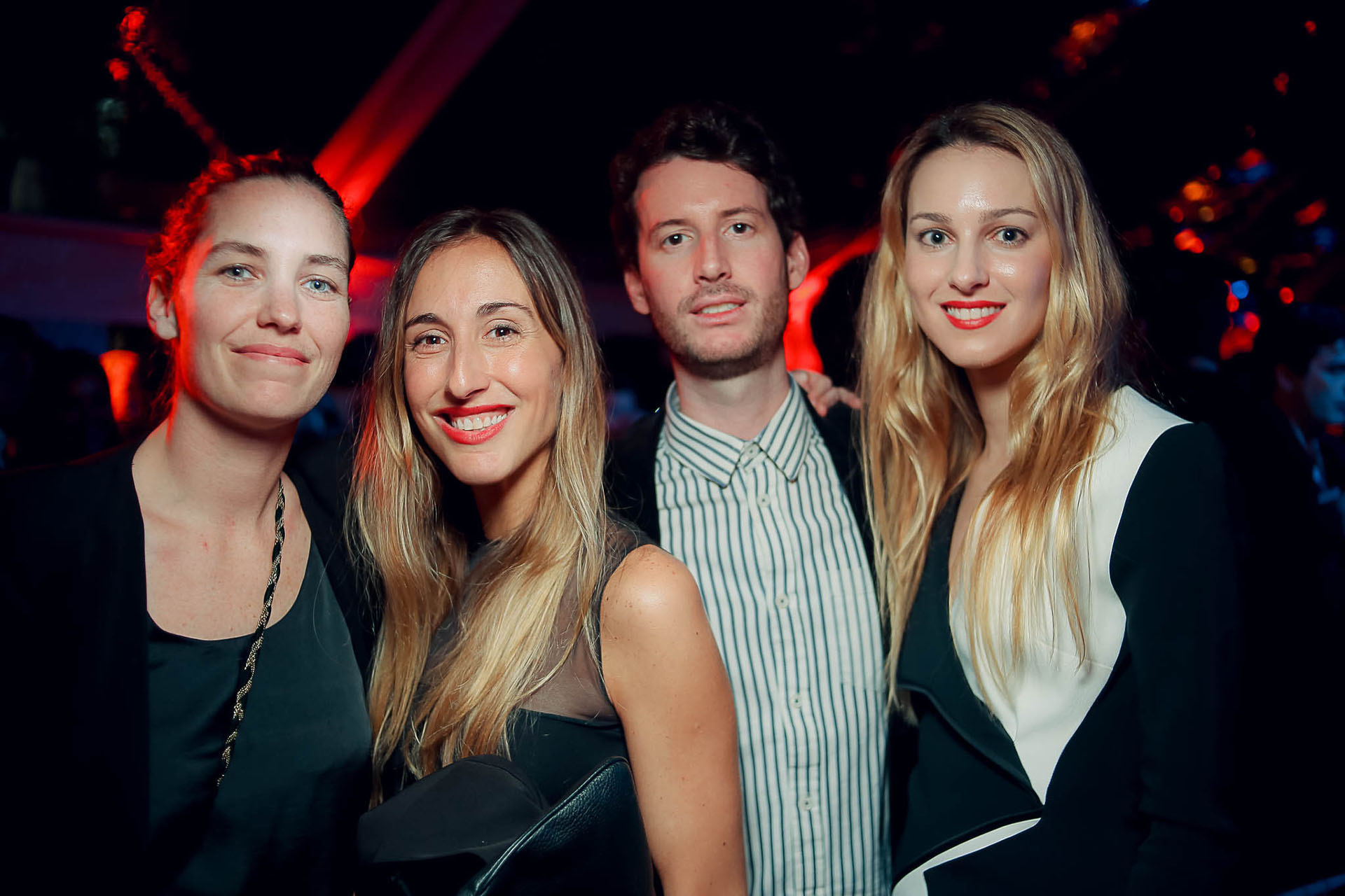 Olivia Mihanovich, Isabel Tassara, Juan Pablo Tombeur y Nieves Zuberbuhler