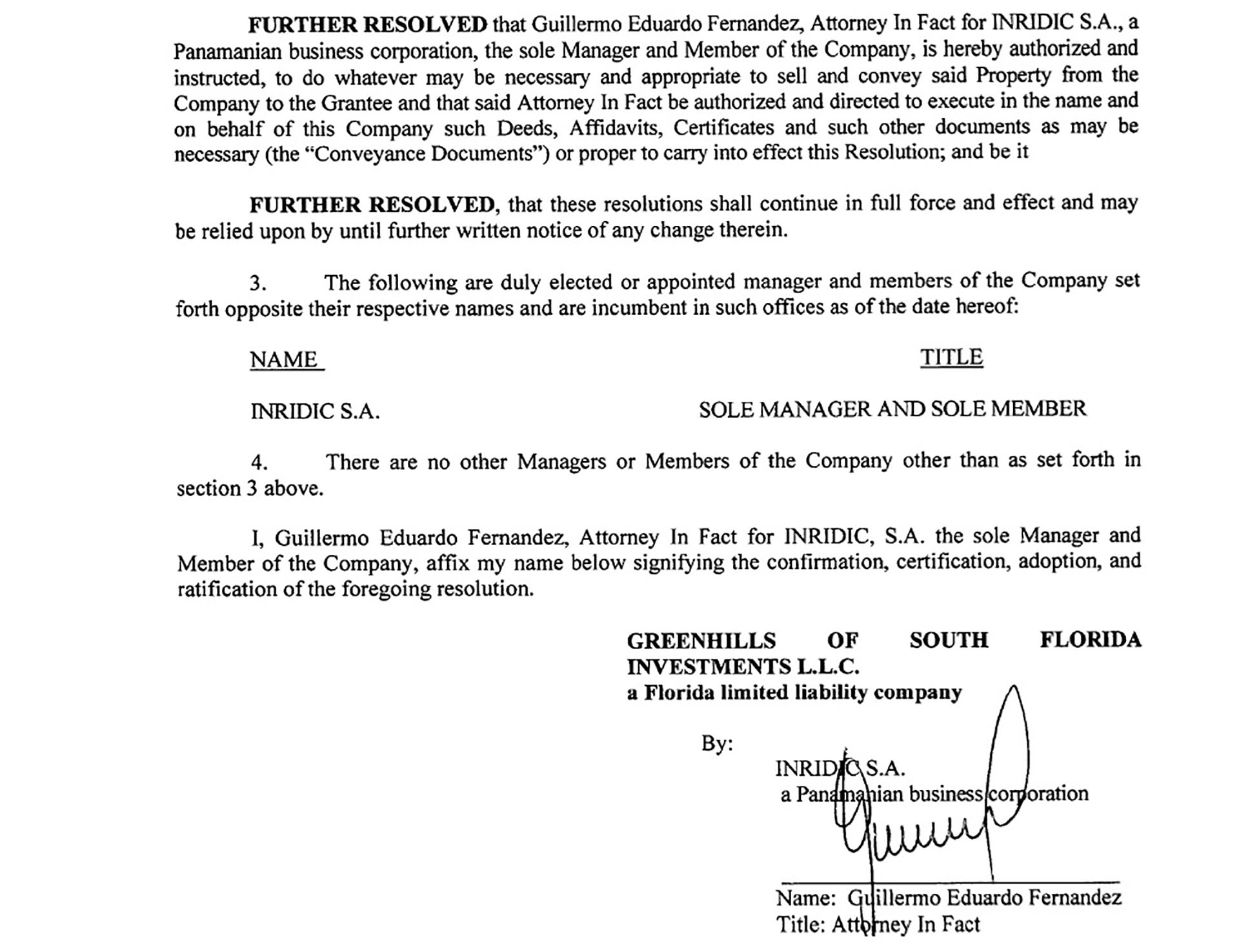 Documentos Guillermo "El Ñoqui" Fernández INRIDIC