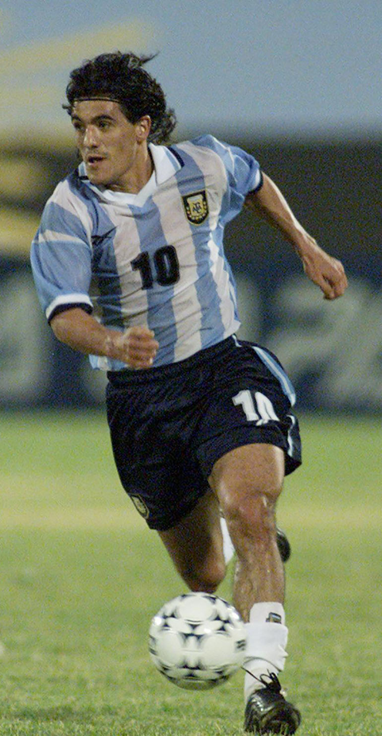 “El Burrito” brilló con la camiseta de la selección argentina