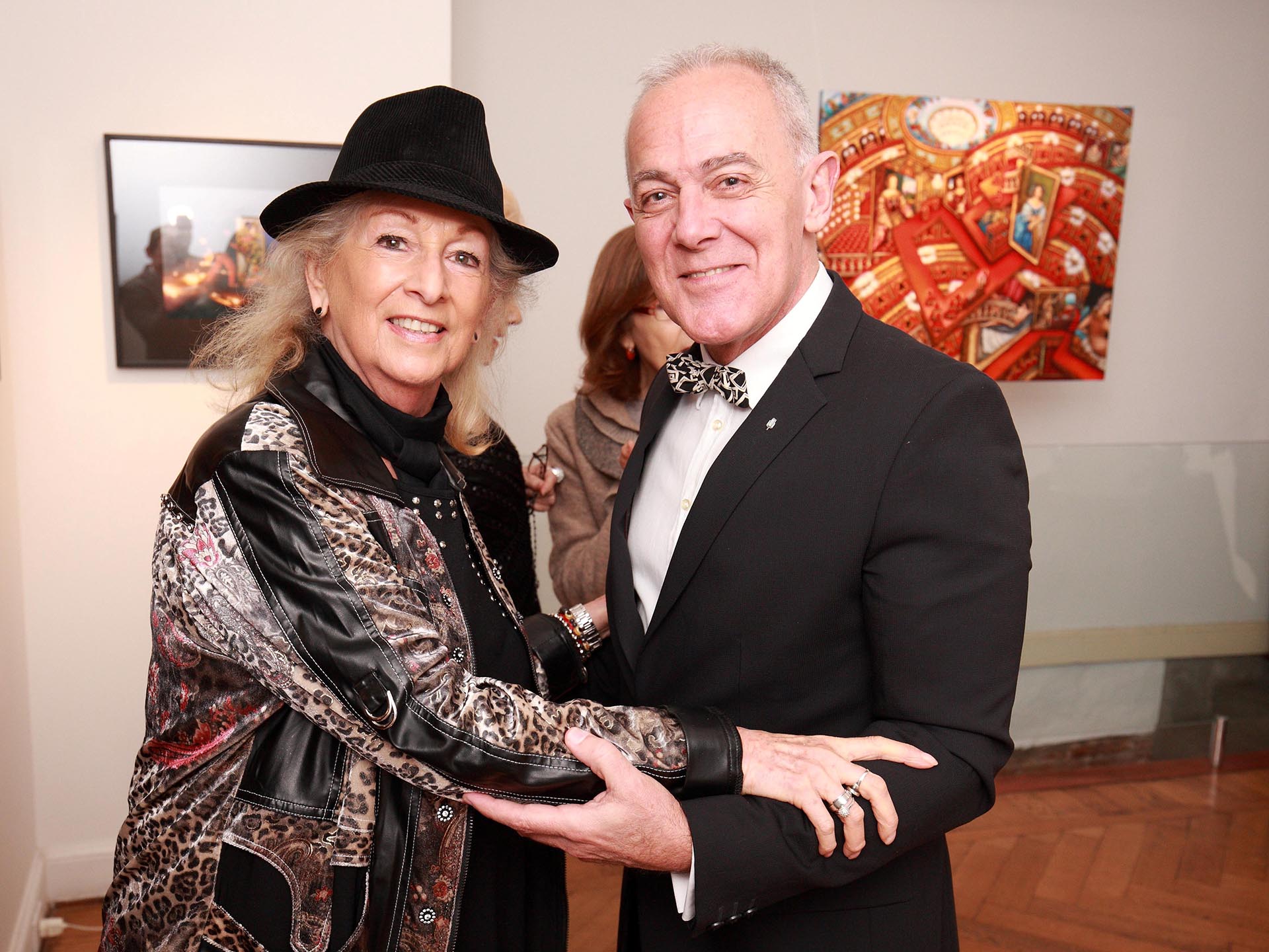 La artista Lily Brodesky y Martin Wullich