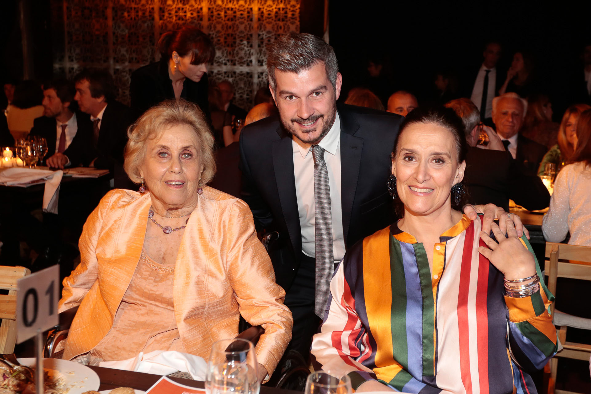 Jacqueline De las Carreras, Marcos Peña y Gabriela Michetti
