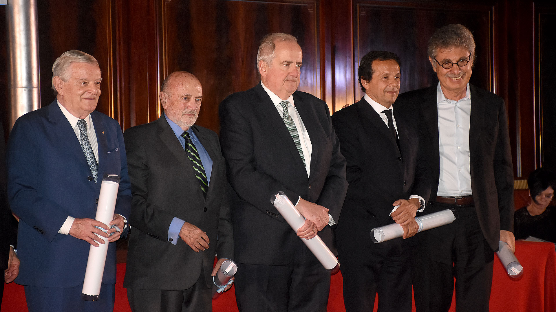 Juan Carlos Bagó, Alberto Grimoldi, Luis Pagani, José Vicente Porta y Hugo Sigman