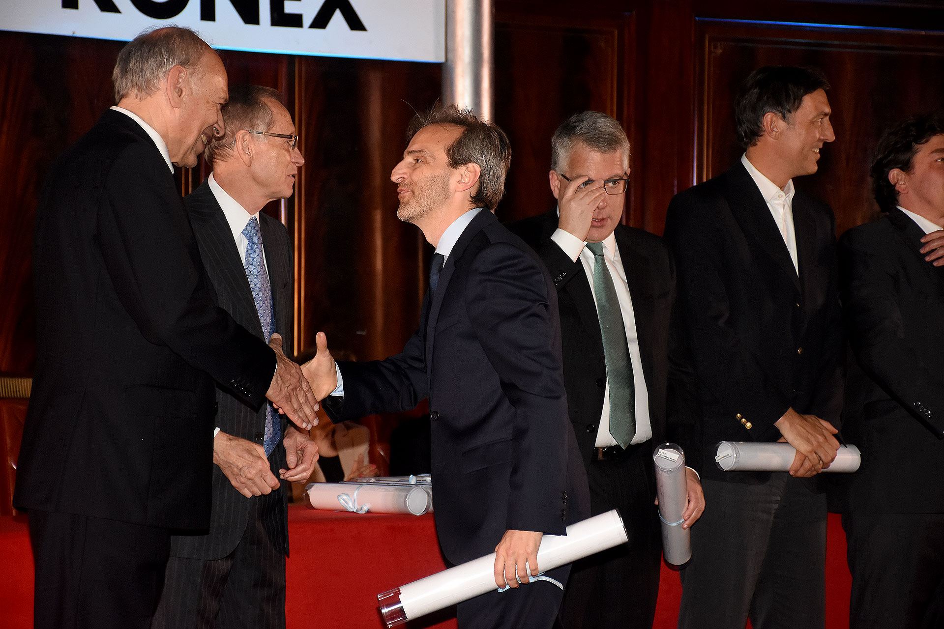 Ejecutivos del Comercio, de la Banca y de los Servicios: Facundo Gómez Minujín, Sergio Kaufman, Federico Procaccini, Guillermo Rivaben y Martín Zarich