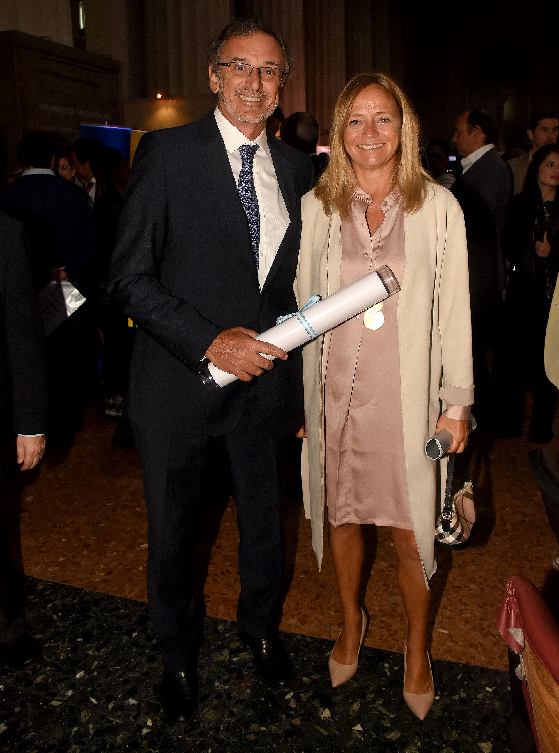 Claudio Cesario y su mujer Nélida Barral
