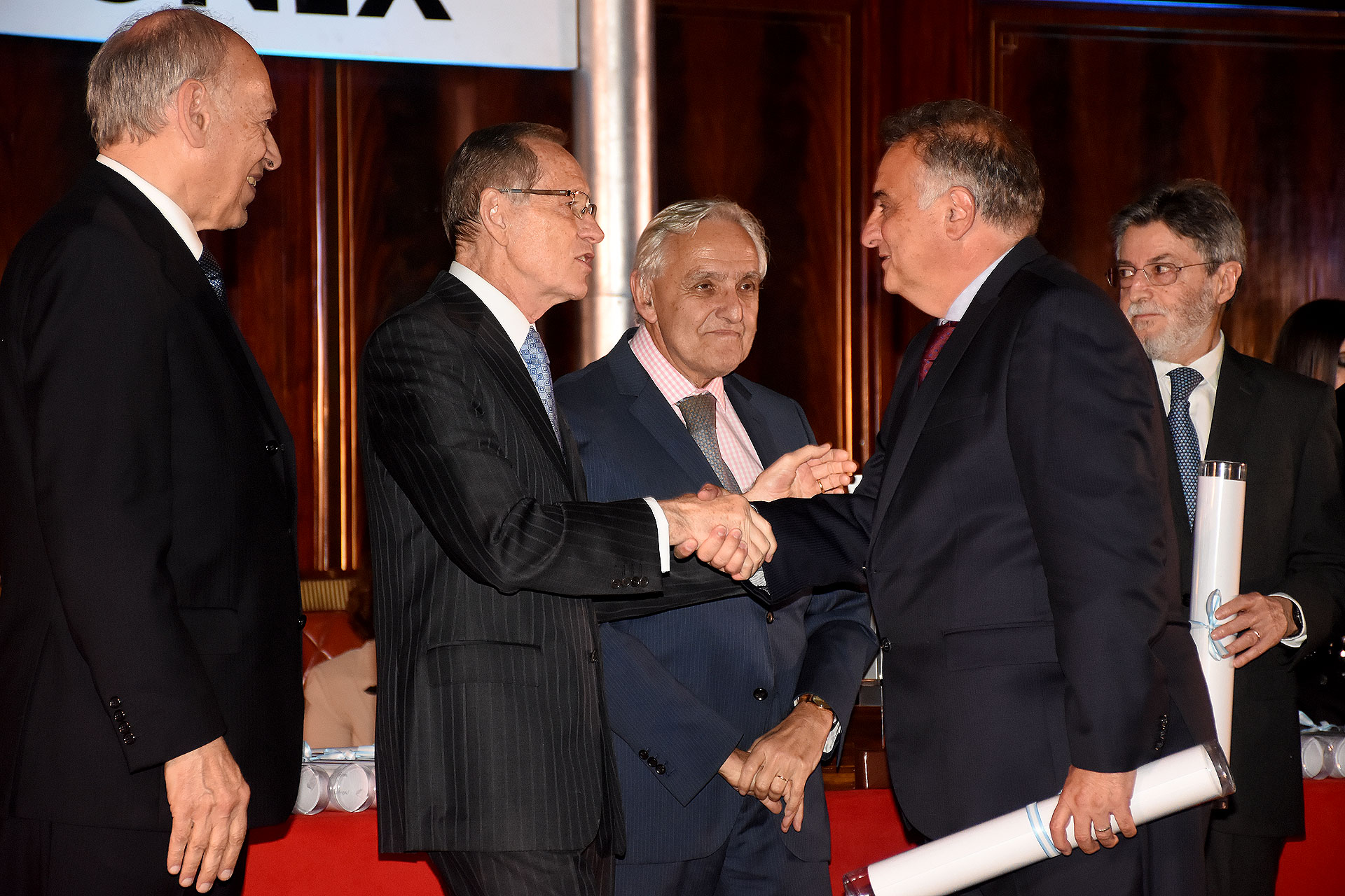 Luis Ovsejevich y el empresario Luis Pagani