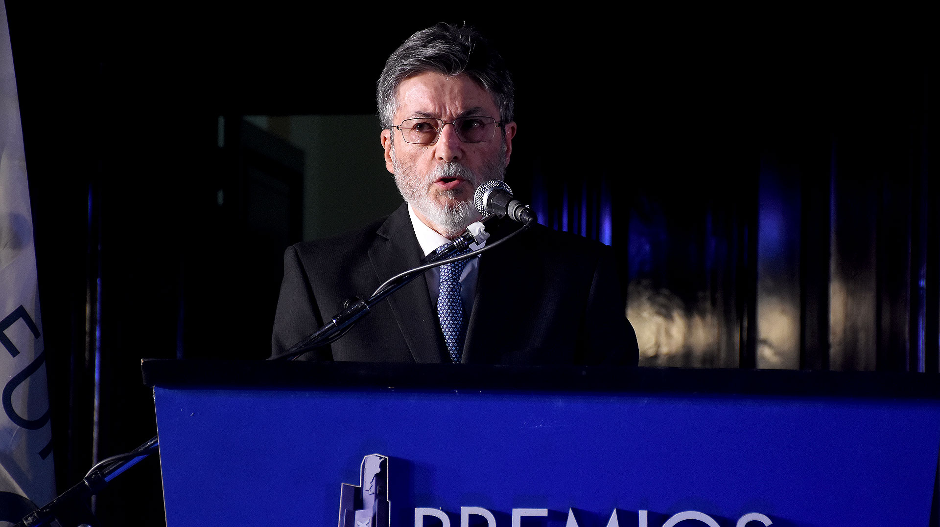 Alberto Abad dirigió unas palabras de agradecimiento en representación de todos los premiados