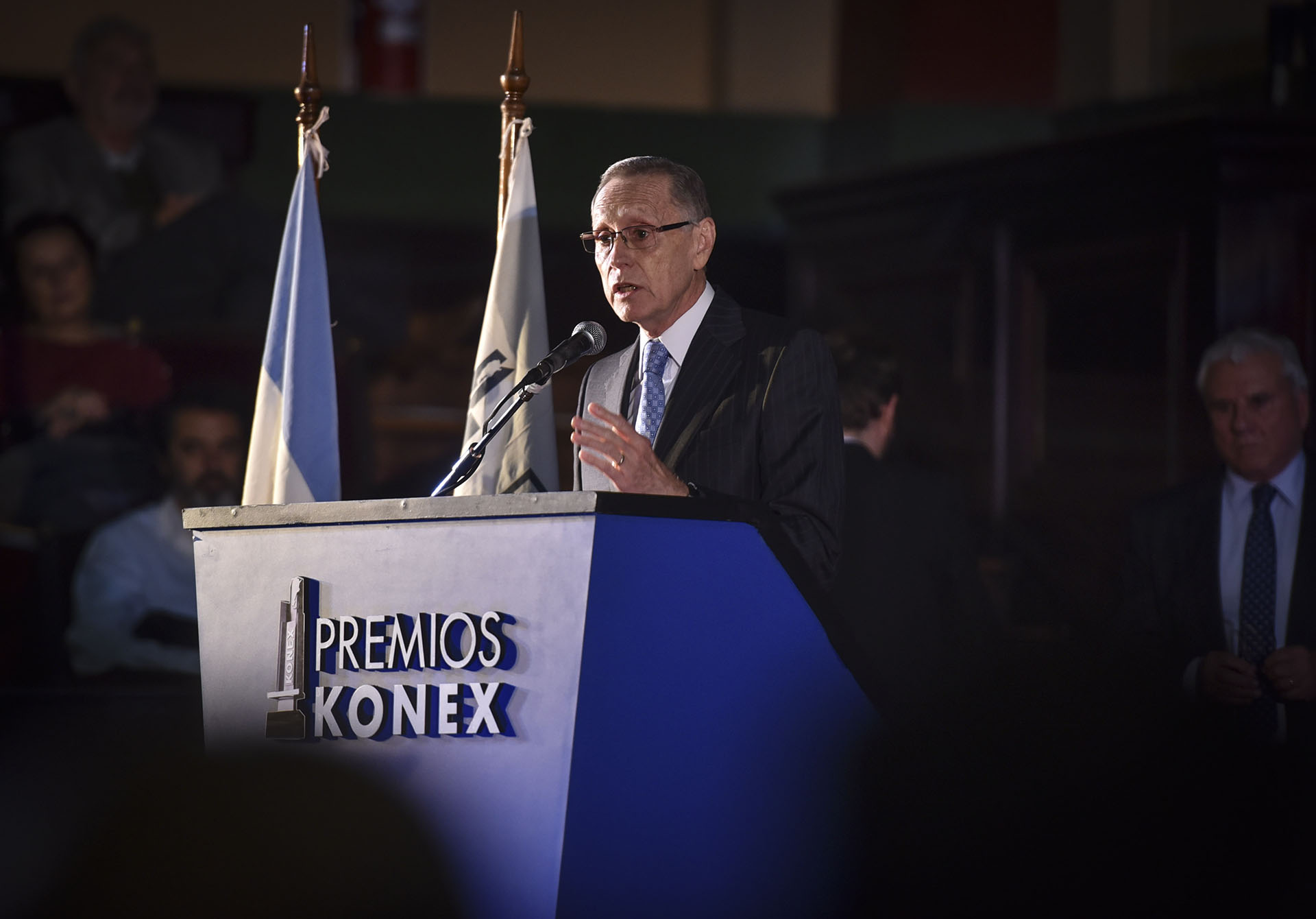 El presidente del Gran Jurado de los Premios Konex 2018: Instituciones-Comunidad-Empresa, Adalberto Rodríguez Giavarini (Konex 1998: Administradores Públicos. Jurado Premios Konex 2008). En su 39° edición, es el turno de la actividad Instituciones-Comunidad-Empresa y se premian a los 5 mejores exponentes en cada una de las 20 disciplinas en las se divide la actividad