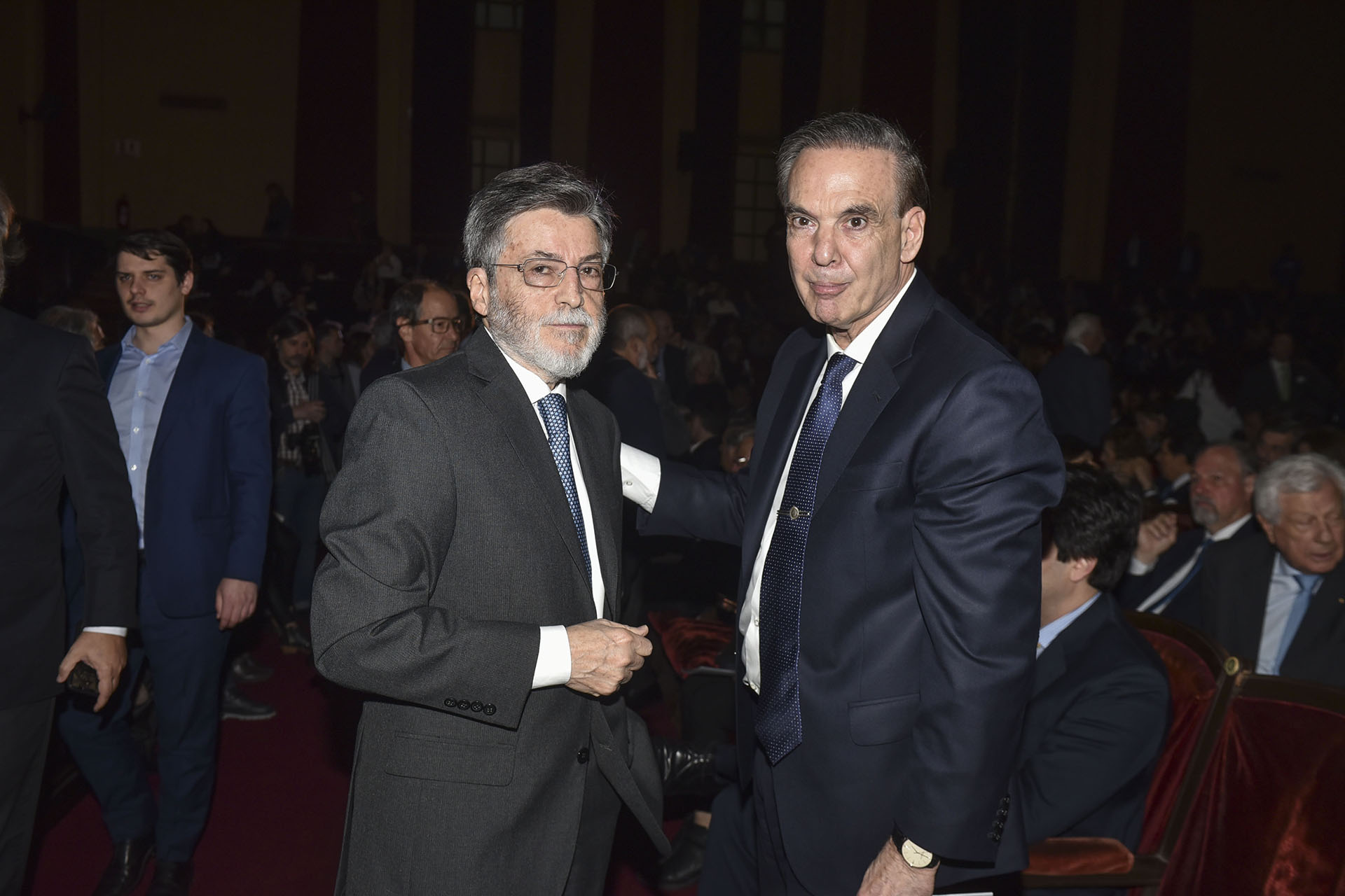 Alberto Abad y Miguel Ángel Pichetto