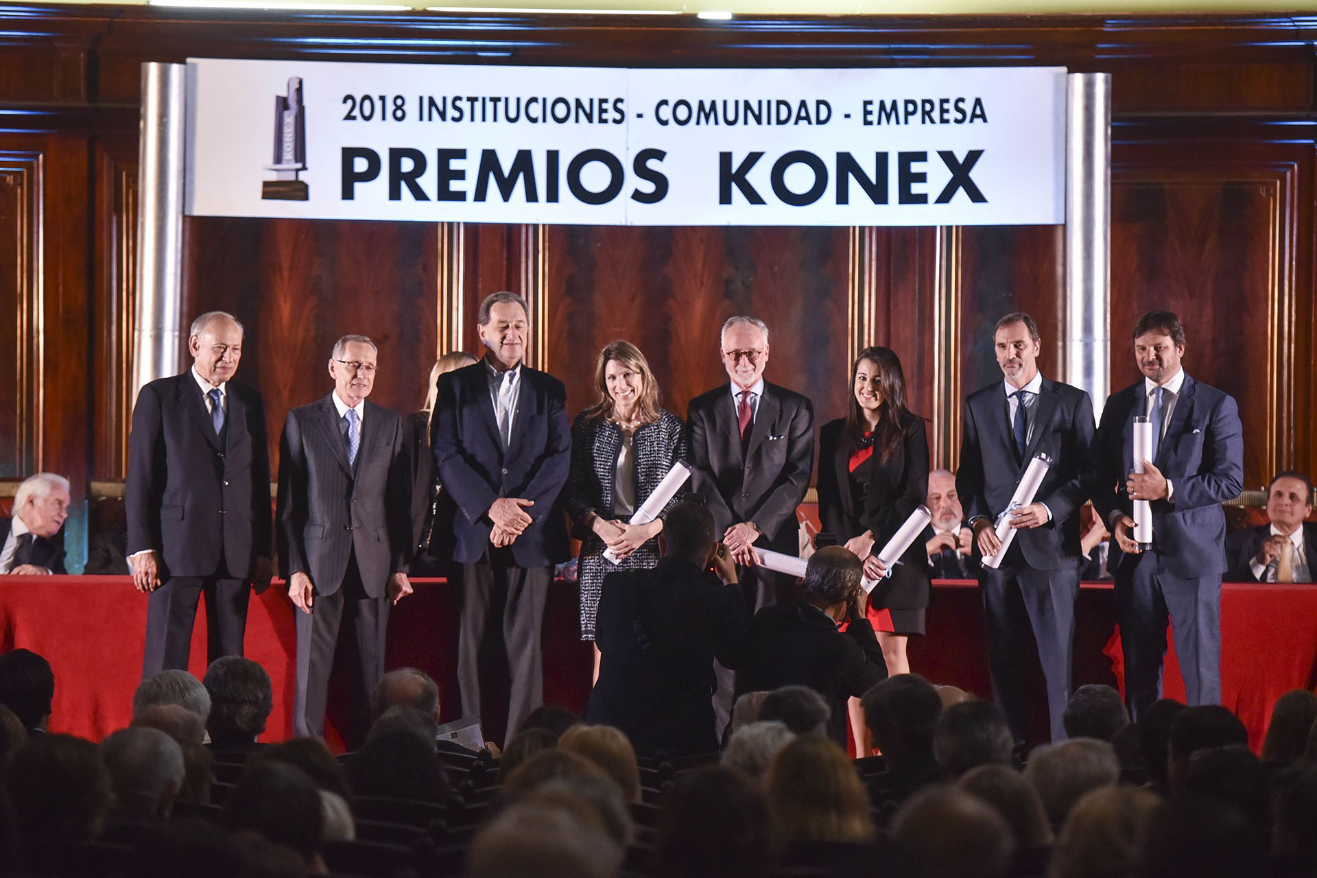 Ejecutivos de la Industria: Isela Costantini, Guillermo Hang, Daniel Herrero, Miguel Kozuszok y Gastón Remy