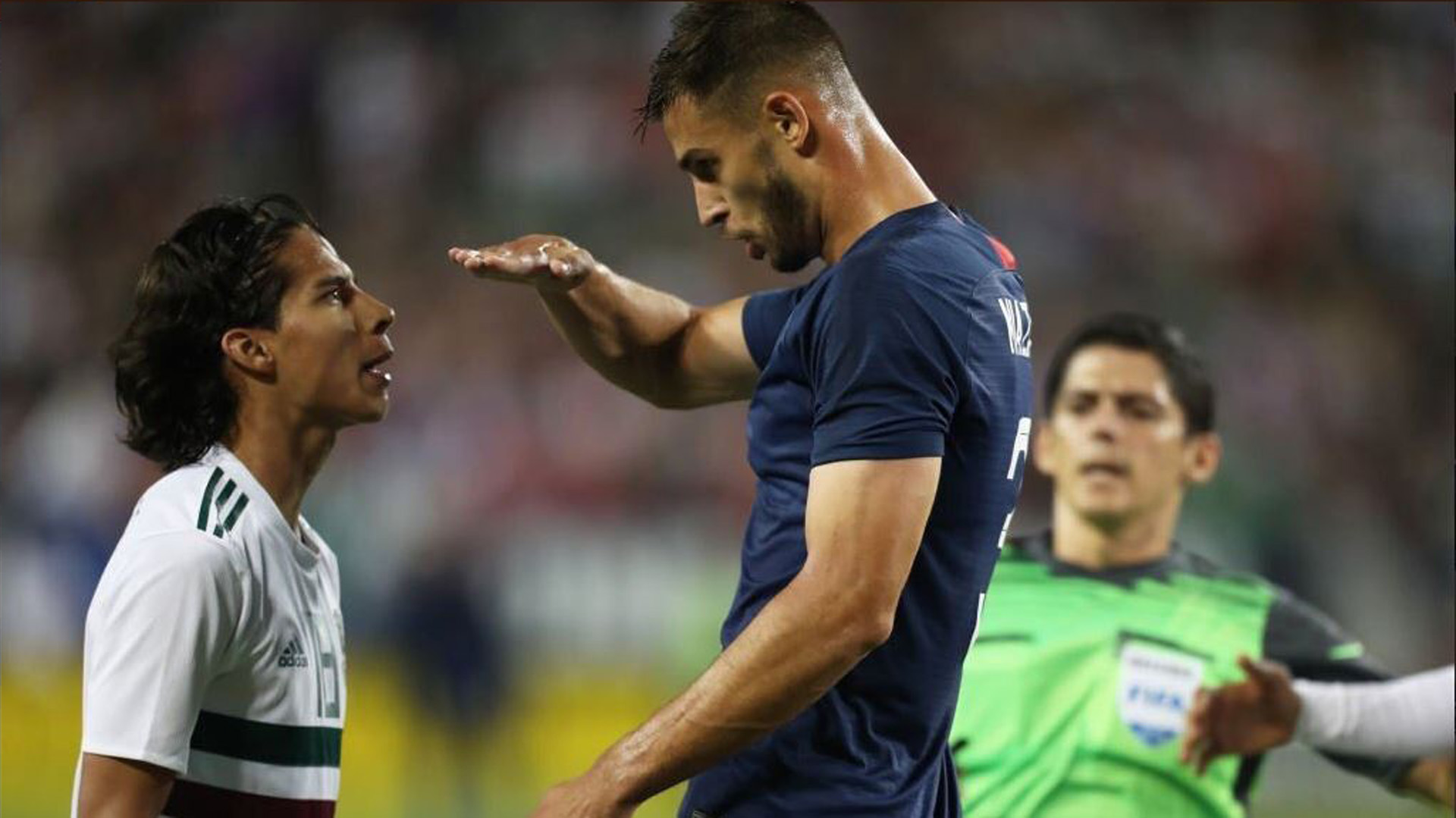 Matt Miazga (Estados Unidos) vs Diego Lainez (México)