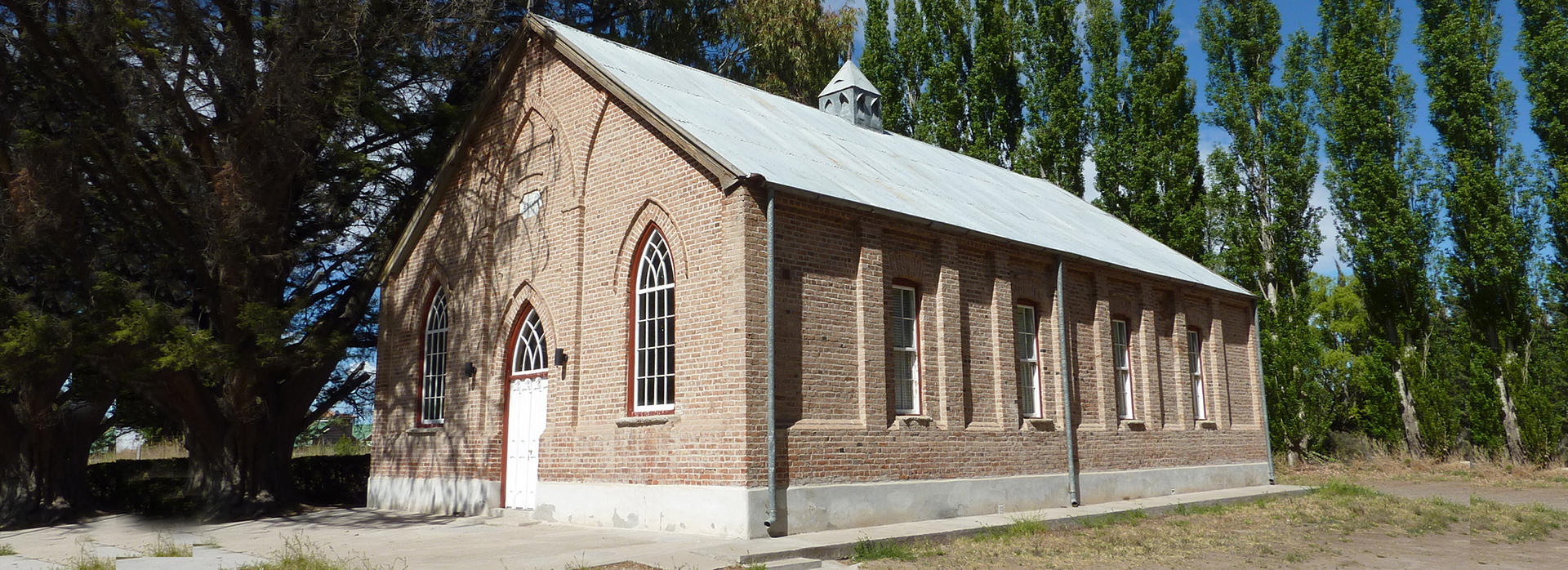 Una de las capillas galesas de Gaiman, Chubut (Gentileza Argentina Visión)