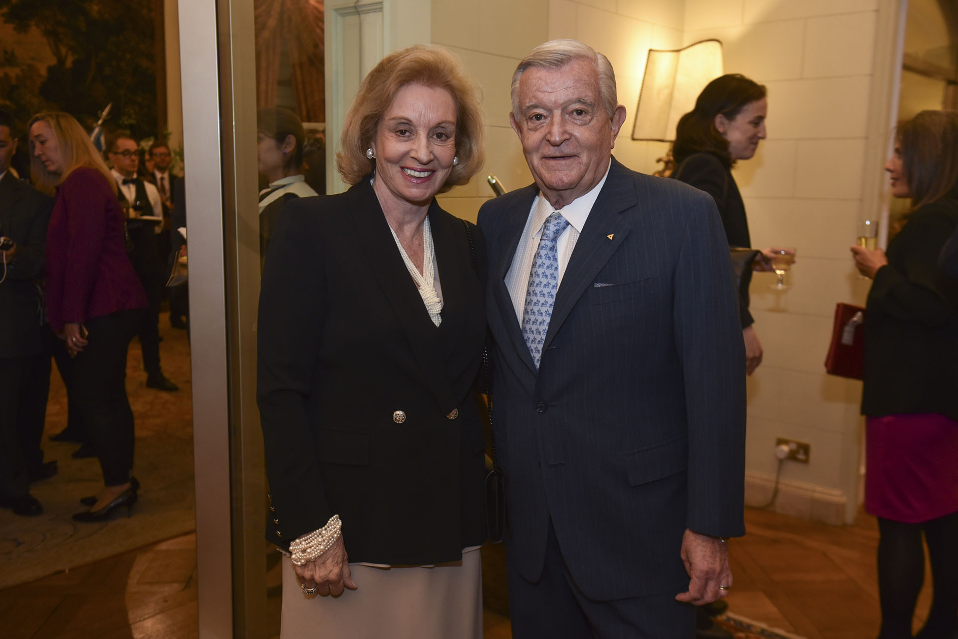 Juan Carlos Bagó y su mujer Miriam. El empresario fue distinguido en la disciplina Empresarios de la Industria