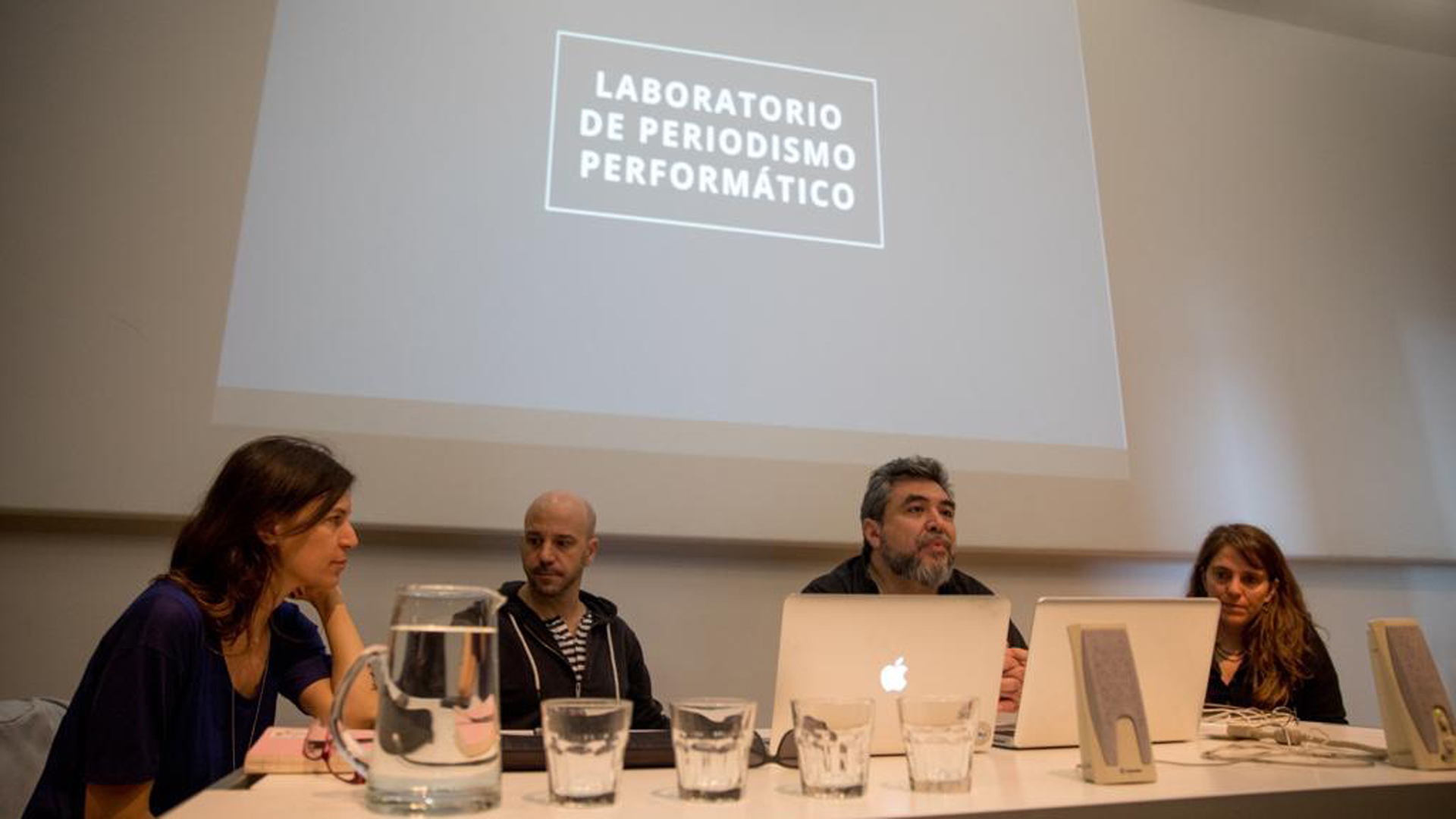Julieta Hantouch, Fernando Rubio, Cristian Alarcón y María Eugenia Cerutti
