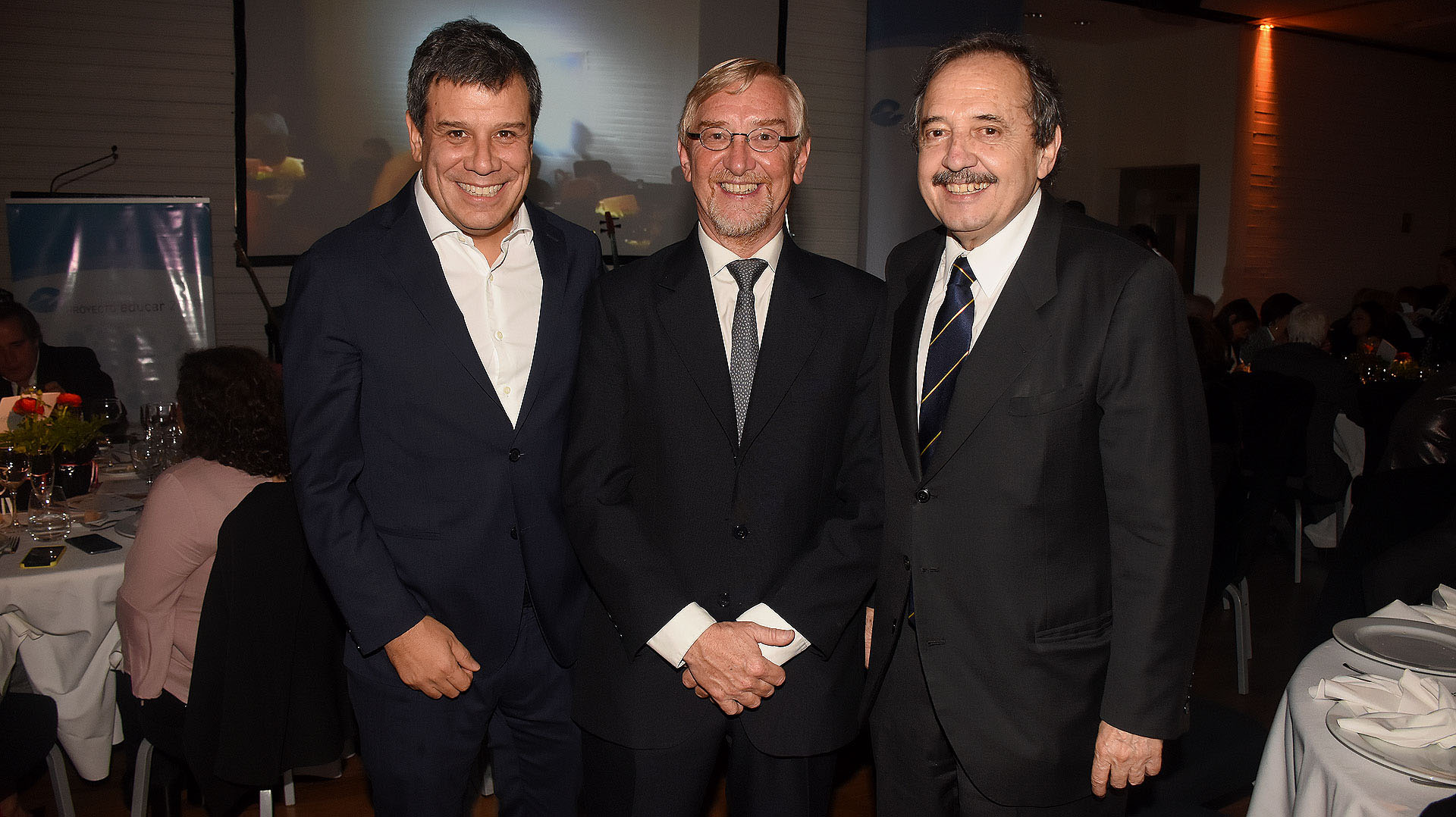 Facundo Manes, Manuel Álvarez Trongé y Ricardo Alfonsín