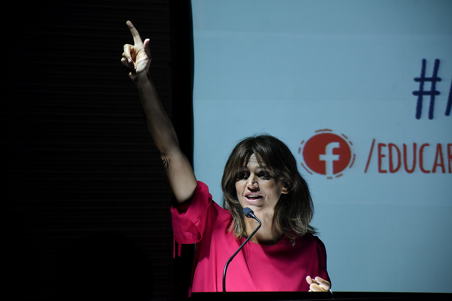 La conducción del evento estuvo a cargo de María Freytes