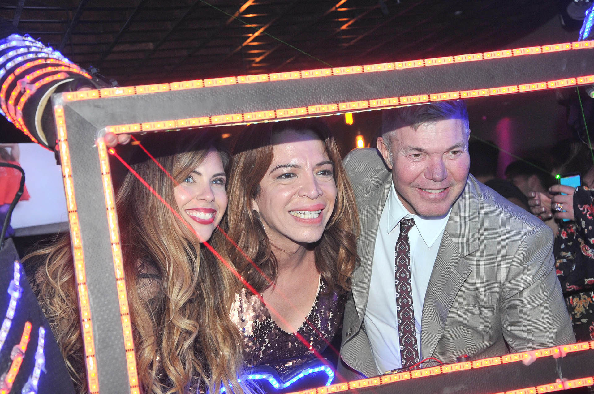 Divertida, junto a Fernando Burlando y Barby Franco