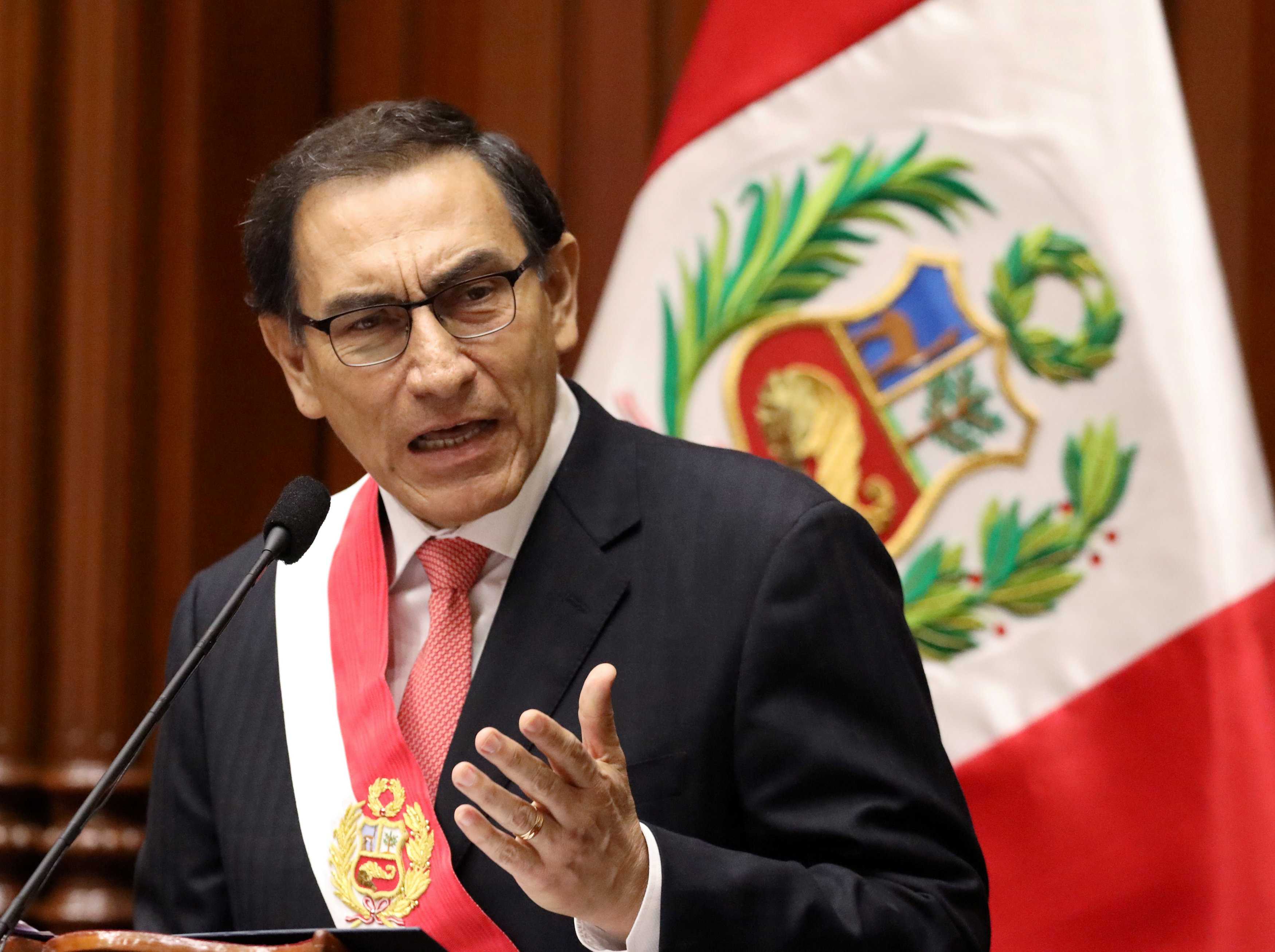 El presidente peruano Martín Vizcarra (REUTERS/Mariana Bazo/archivo)