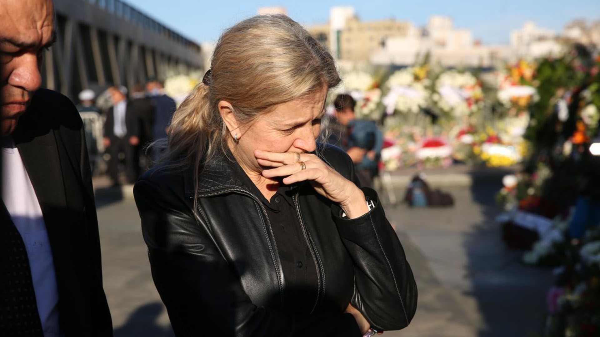 “Fue mi marido, mi maestro, mi mentor, mi todo”, dijo Nazario ante la prensa durante el sepelio