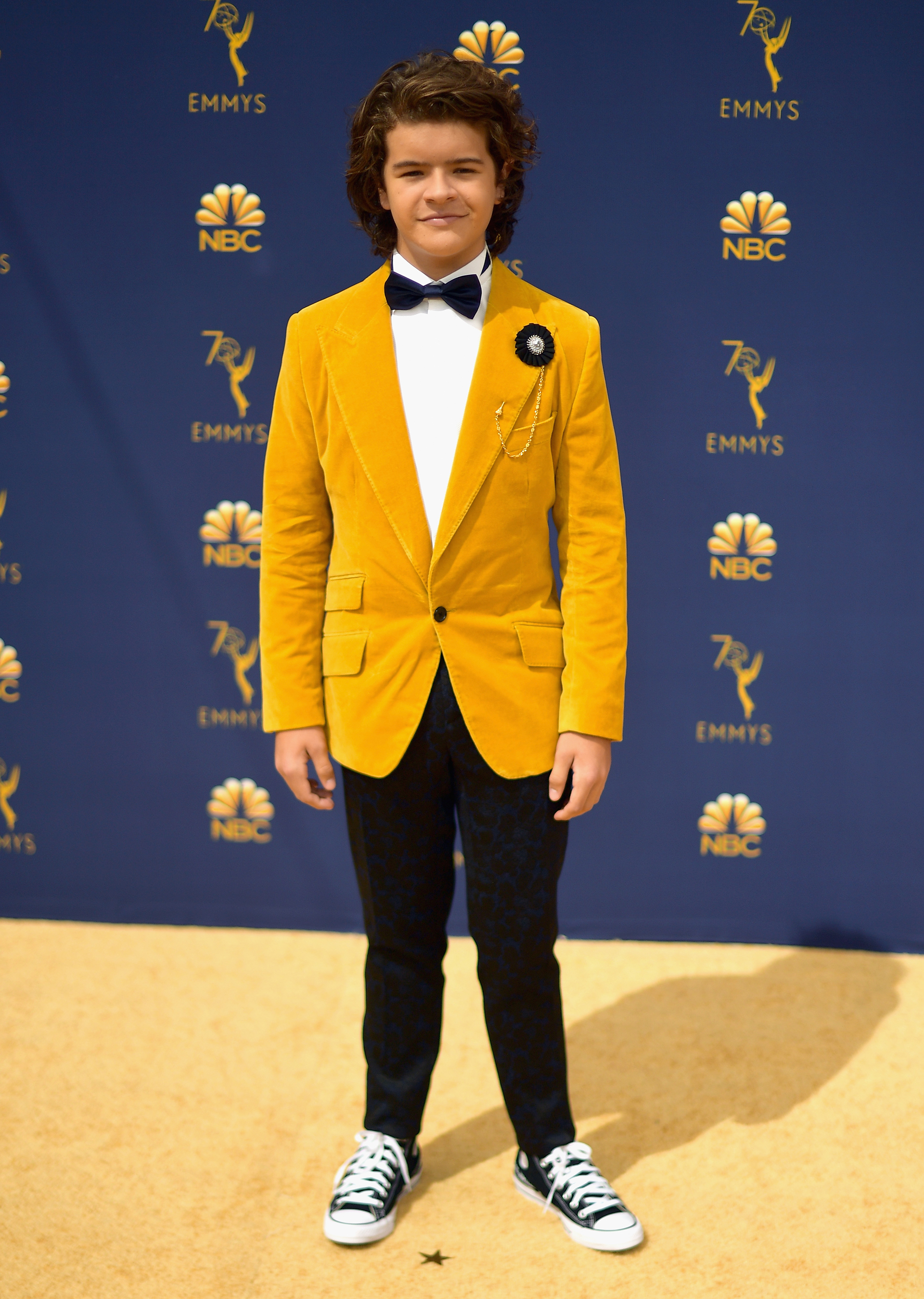 Gaten Matarazzo , Dustin en Stranger Things, serie multinominada, uno de los primeros en llegar