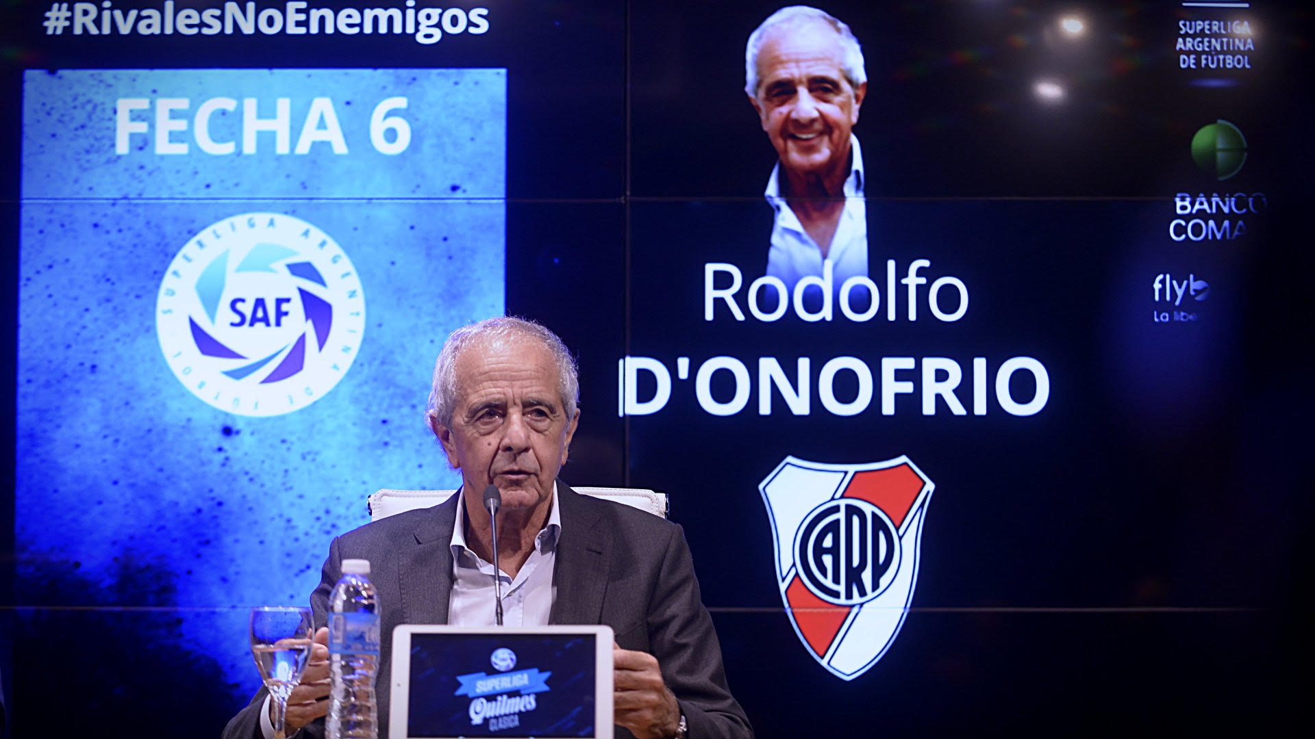 “Hay gente que no puede asistir al partido”, informó el presidente (Gustavo Gavotti)