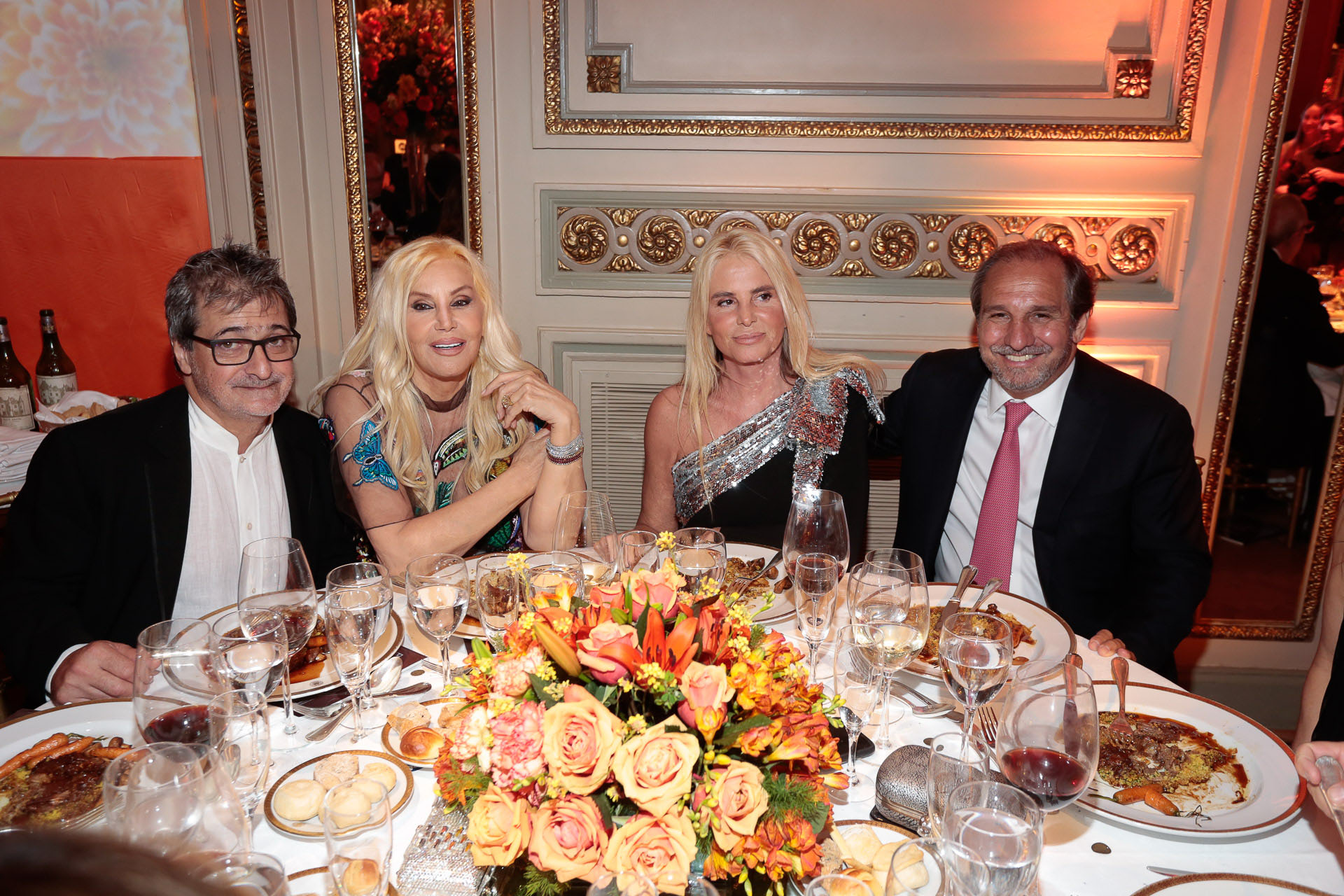 Eduardo Cohen, Susana Giménez, Mercedes Sarrabayrouse y Nicolás Caputo