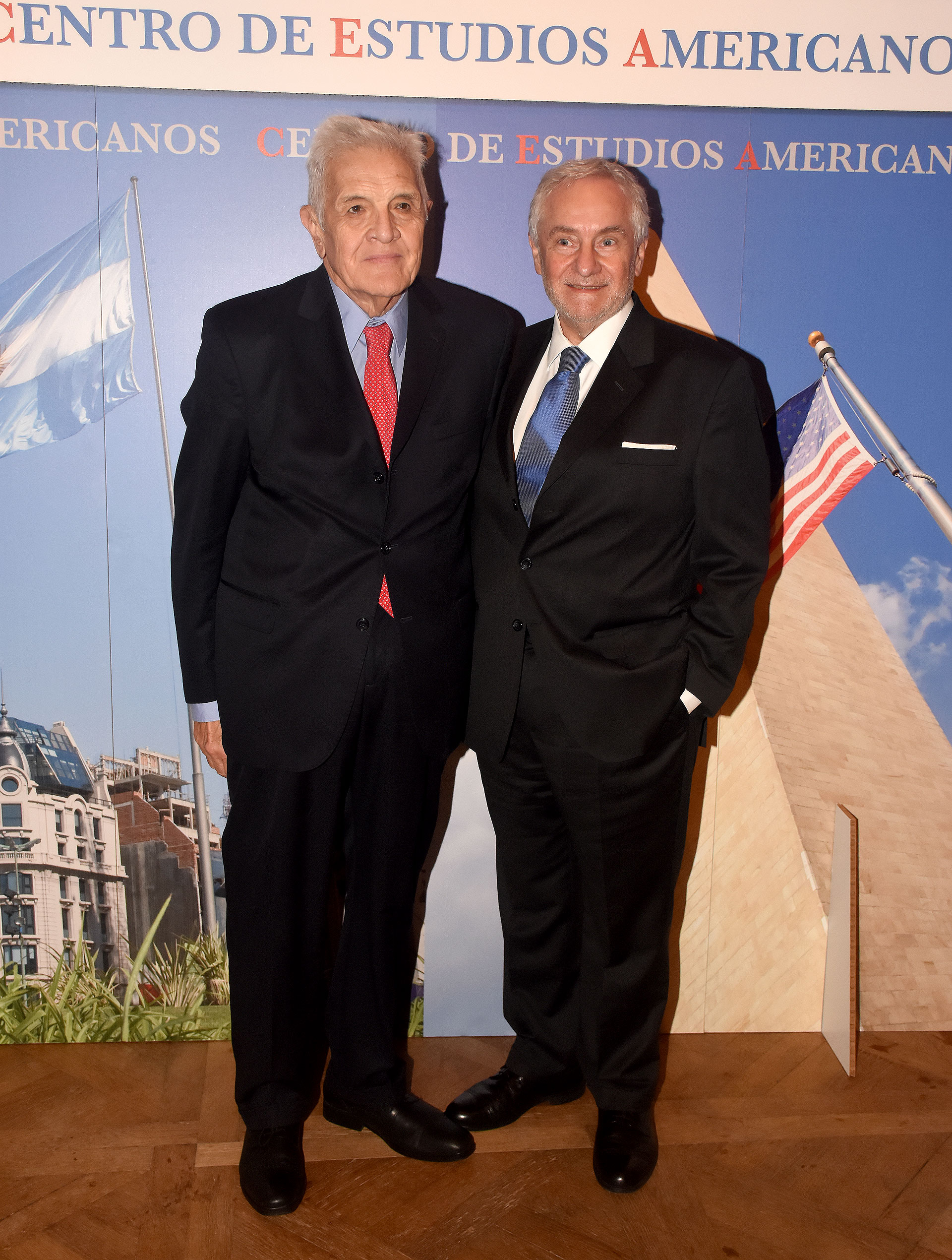 El analista Jorge Castro y Luis Savino