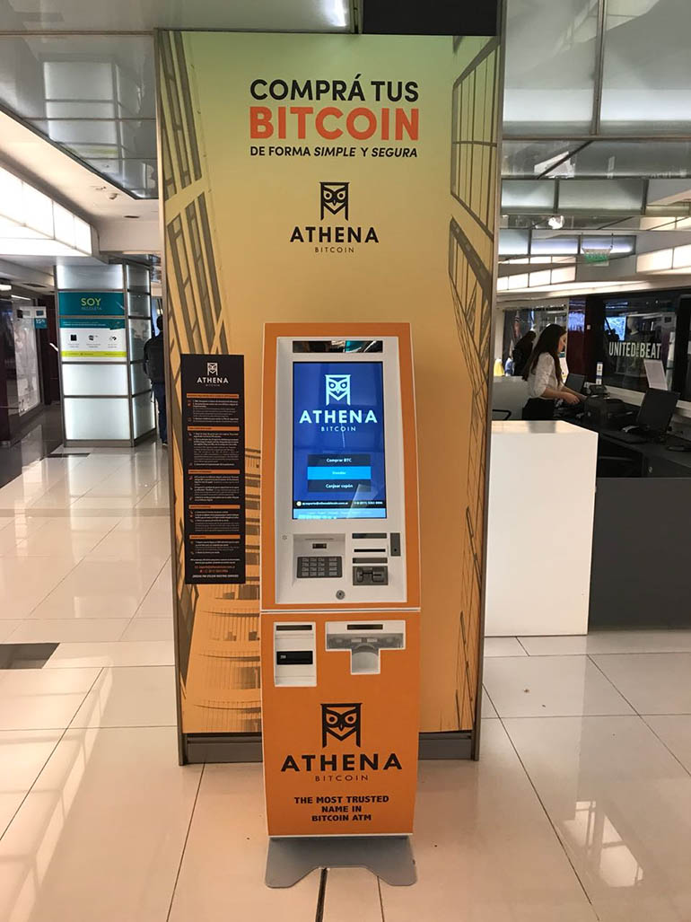Se inauguró el primer cajero automático de bitcoin en un shopping porteño -  Infobae