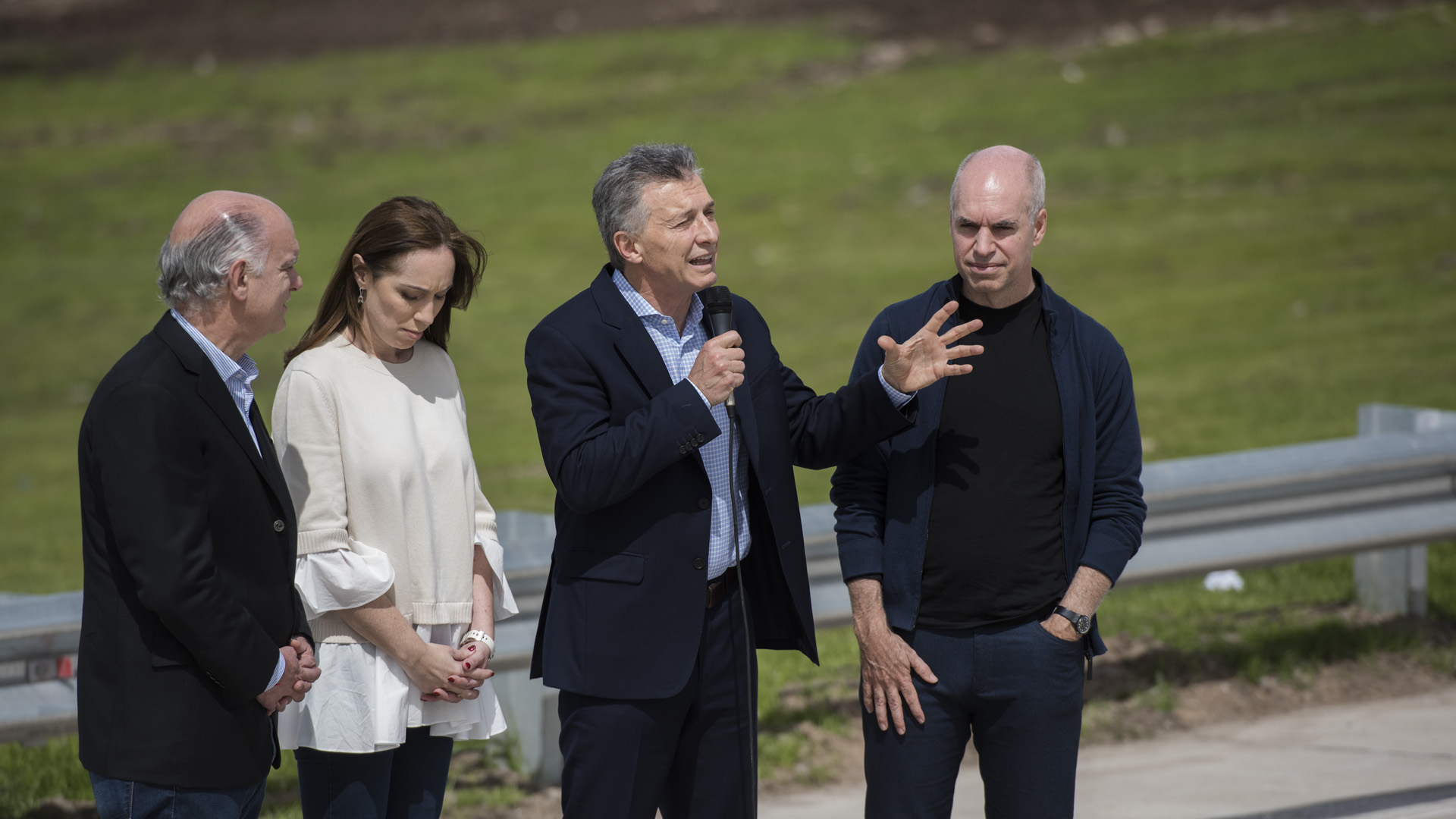 Vidal y Rodríguez Larreta se diferencian de Mauricio Macri (Adrián Escandar)