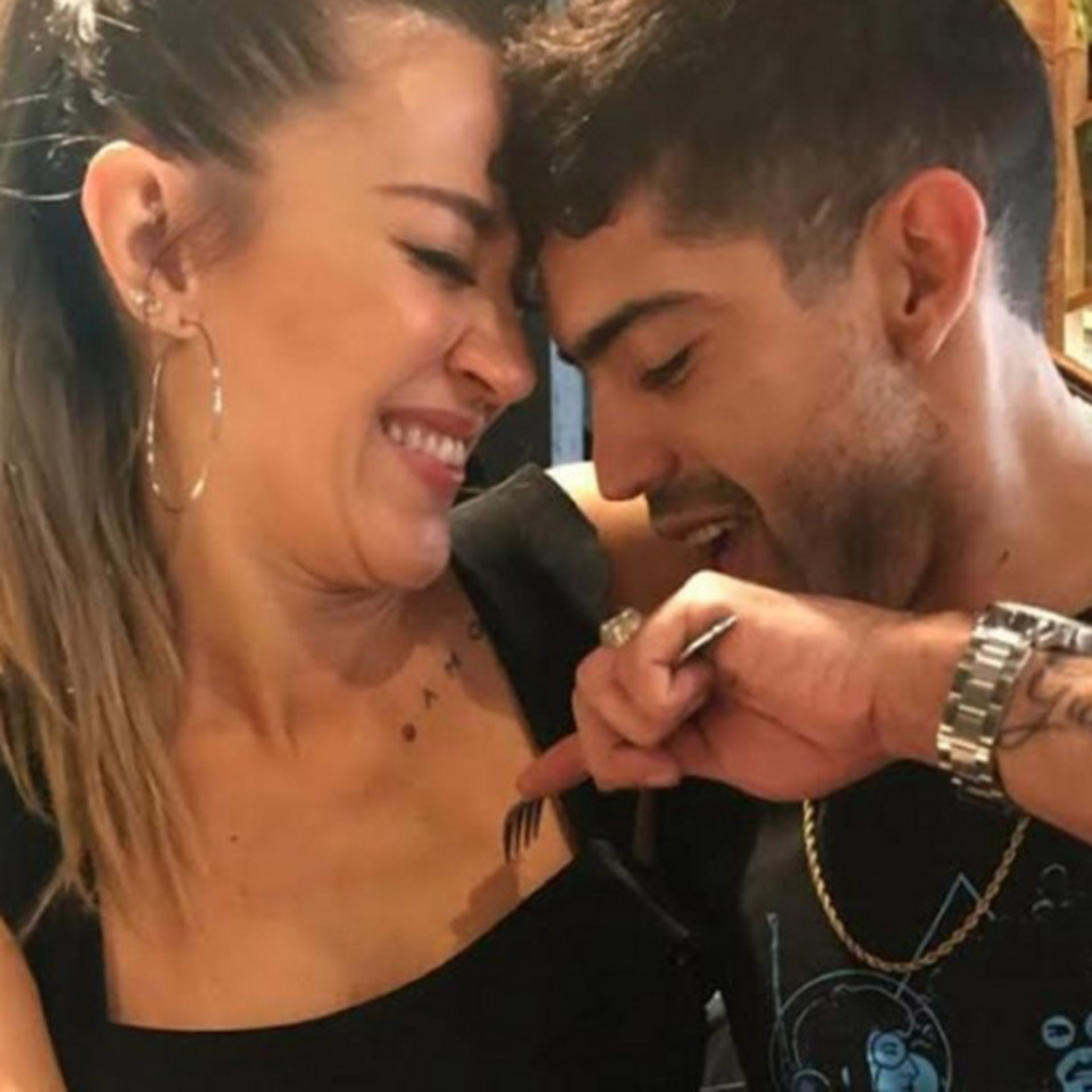 Así se mostraron Jimena Barón y Rodrigo Romero luego de ver la proyección privada de “El Potro”, el filme basado en la vida de Rodrigo Bueno que los tiene como protagonistas. Días atrás, ella anunció que ya no estaban juntos. Pero… (Instagram)