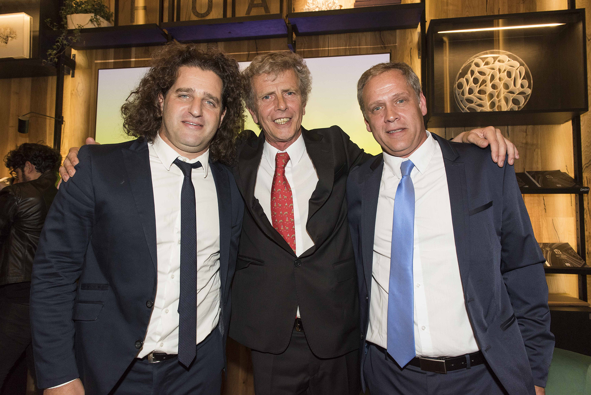 Damián Manusovich, Marcos Malbran y Alberto Robredo