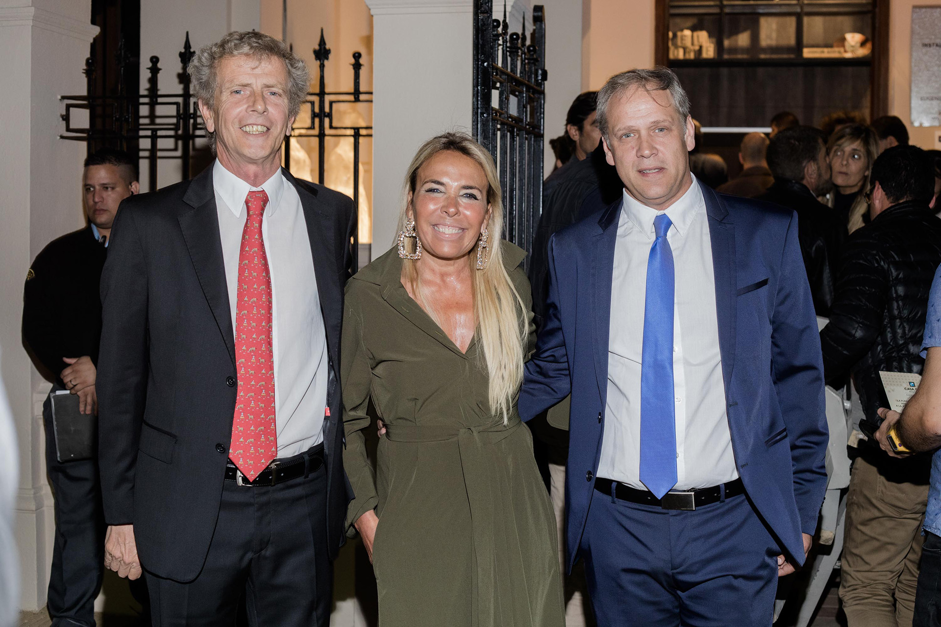 Marcos Malbran, Claudia Calciano y Alberto Robredo