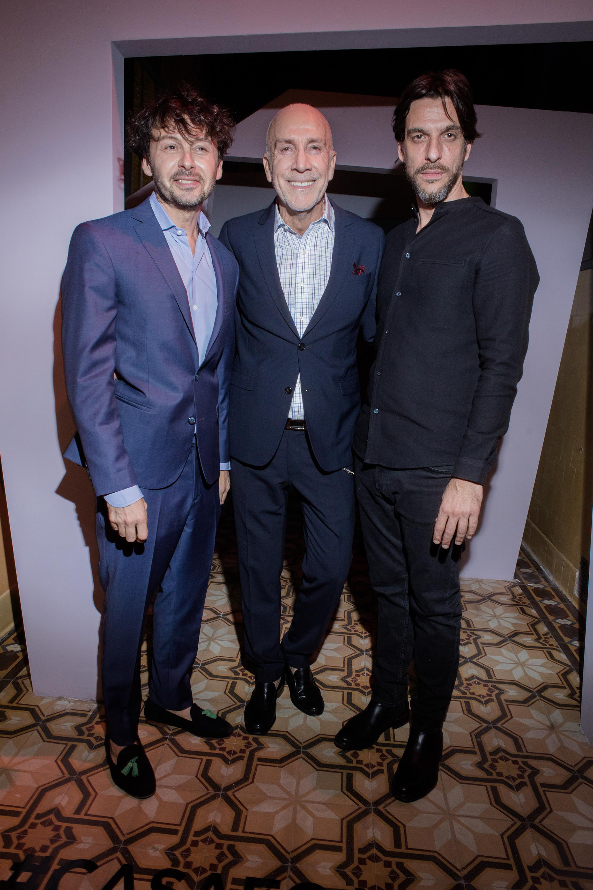 Wally Diamante, Carlos Entenza y Javier García Gómez