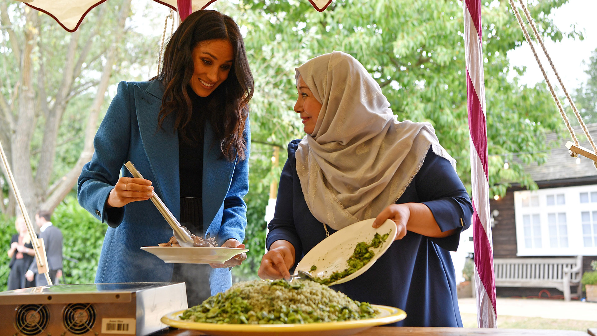 El libro de recetas se presentó en los jardines del Palacio de Kensington