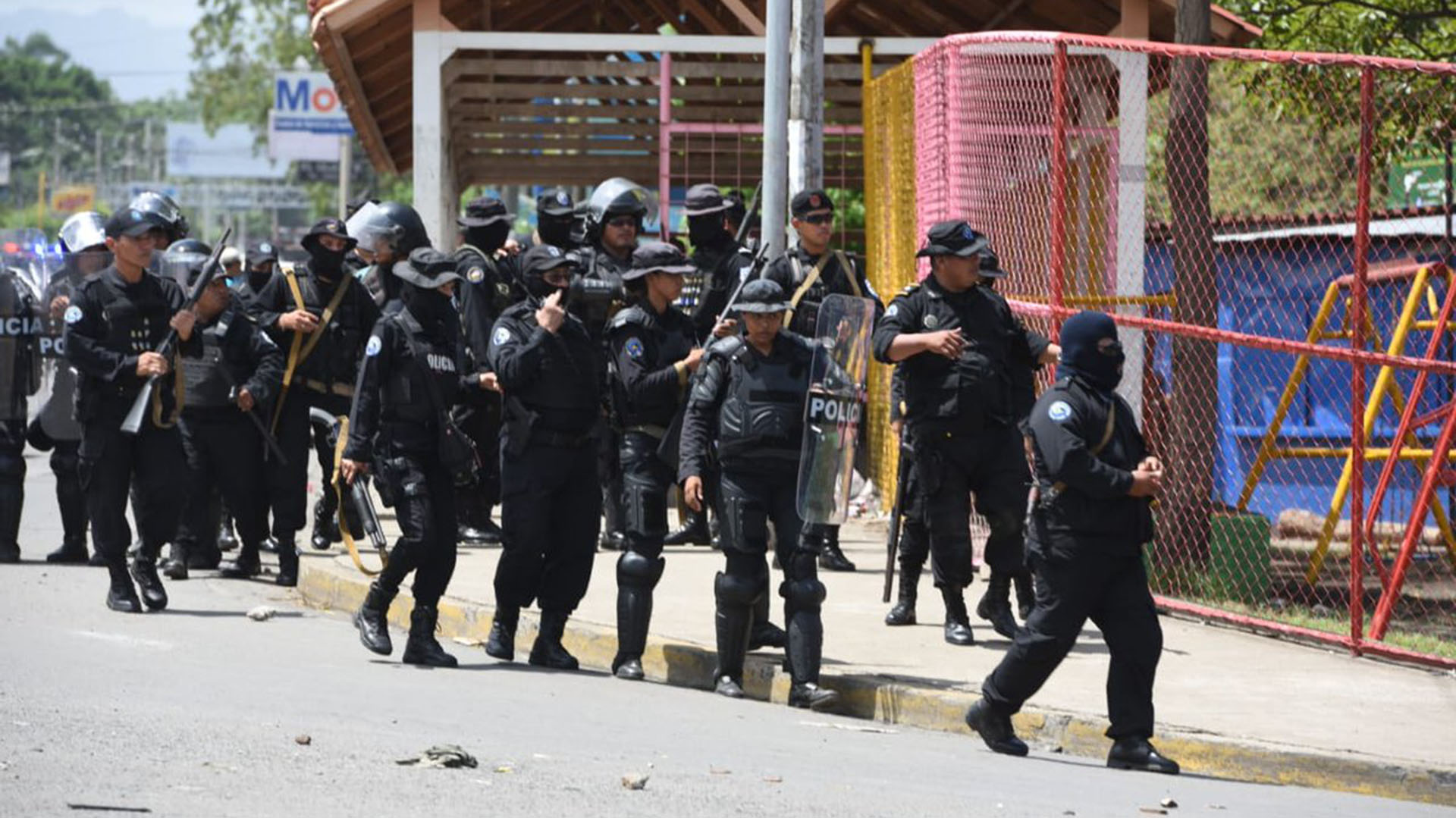 El régimen sandinista volvió a reprimir a la población (@SOSnicaragua11)