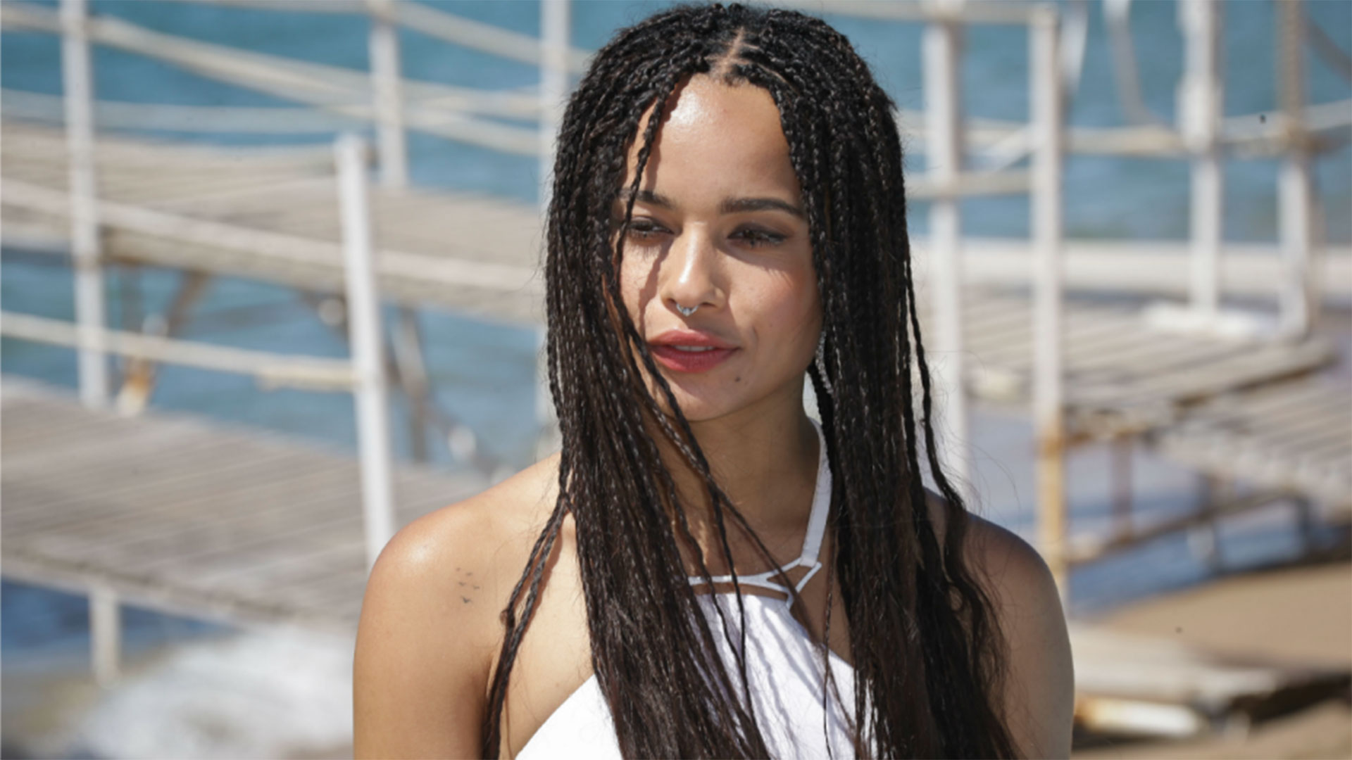 La artista es hija del rockero Lenny Kravitz y de la actriz Lisa Bonet, que curiosamente tuvo un papel secundario en la película “High Fidelity”