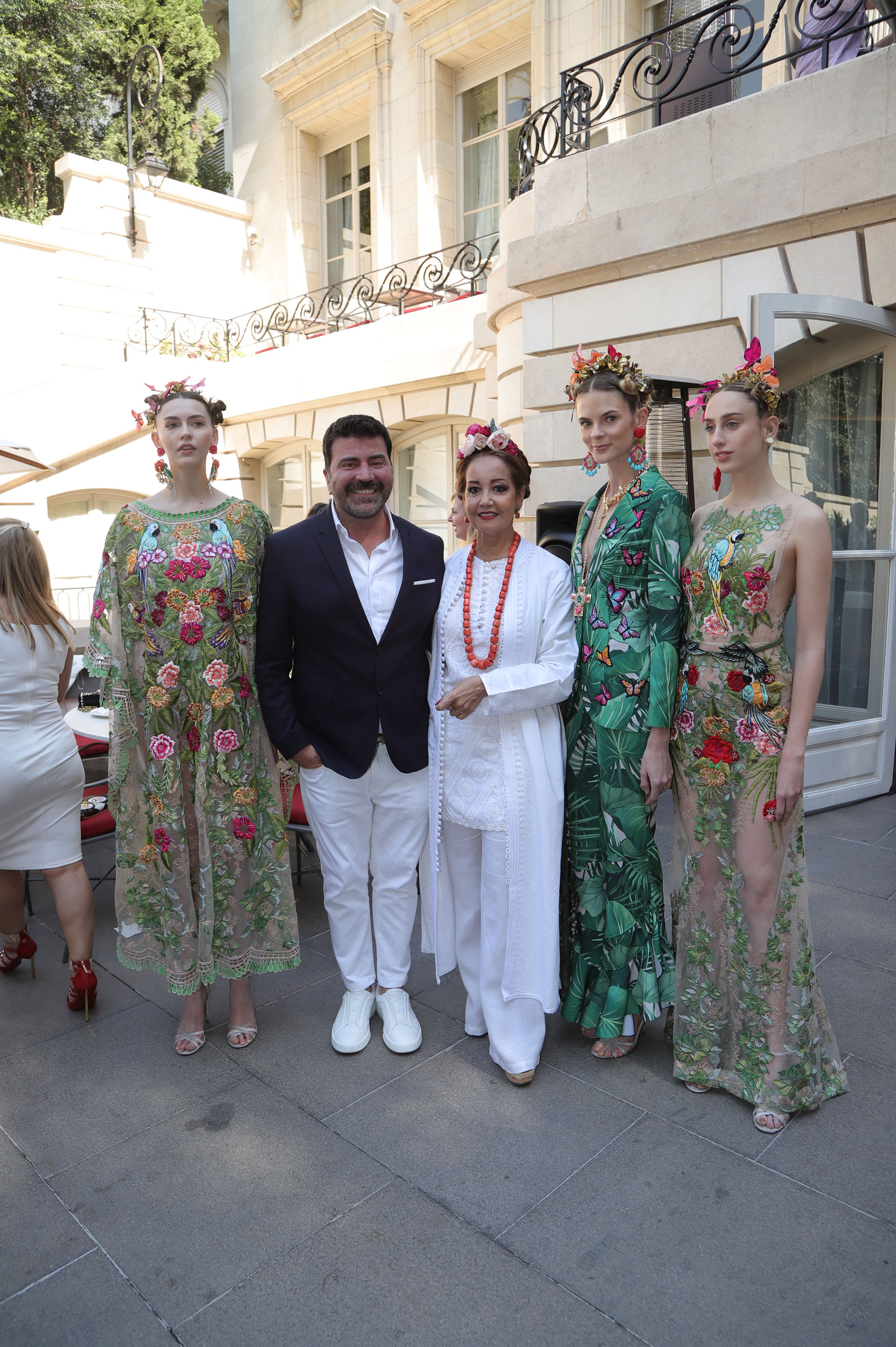 Javier Saiach realizó especialmente una colección para el evento, totalmente inspirada en Frida Khalo