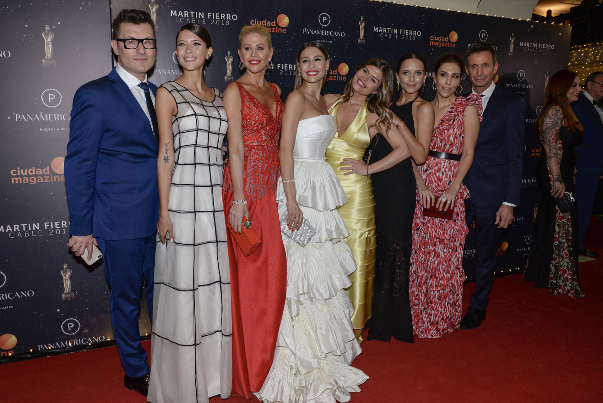 Gabriel Oliveri, Natalia Chamorro, Barbie Simons, Pampita, Angeles Balbiani, Julieta Novaro y Martín Arozarena