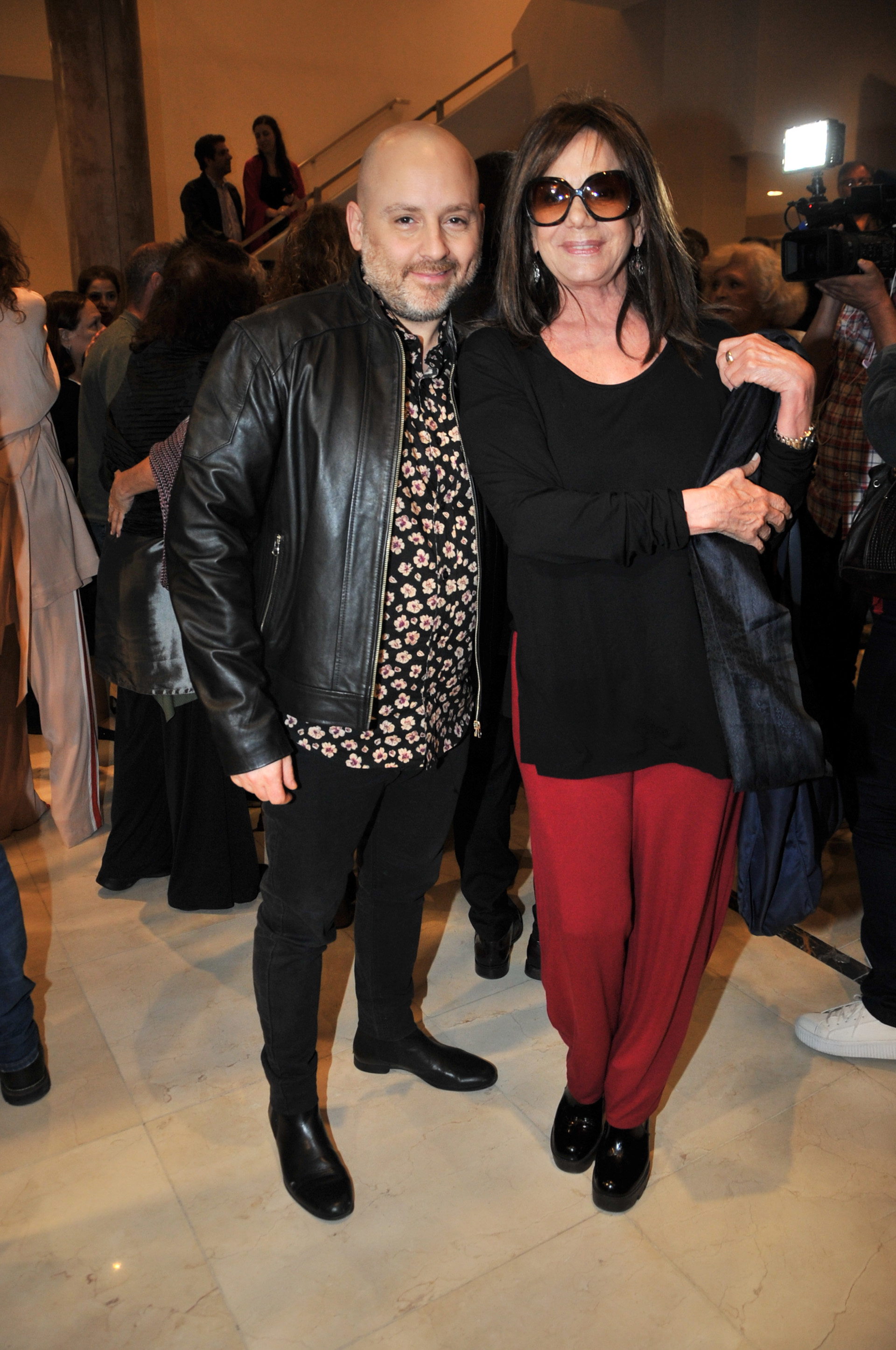 José María Muscari junto a Ana María Picchio