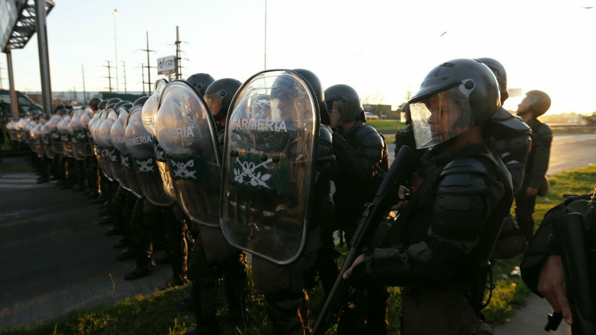 Partidos de izquierda convocaron a cortar distintos accesos: en esta foto, Panamericana y 197