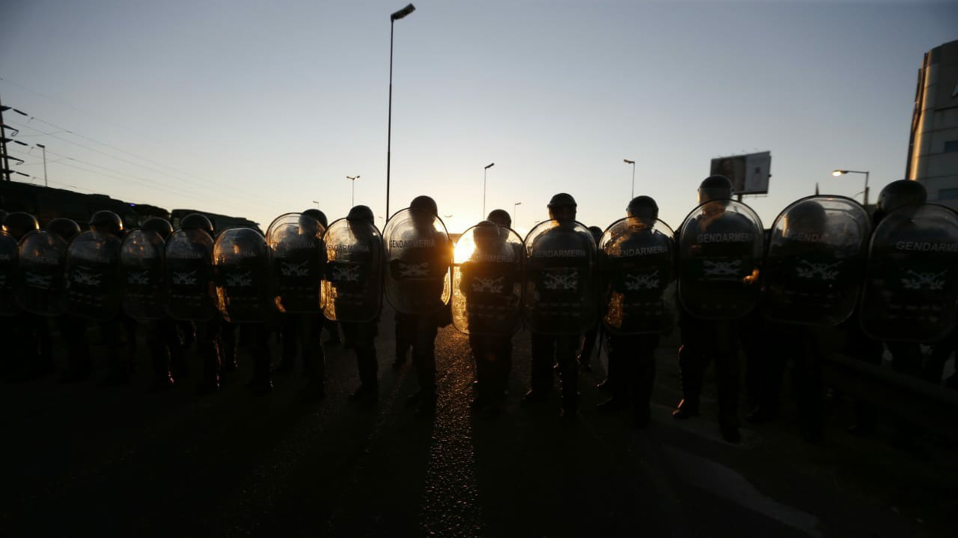 Partidos de izquierda convocaron a cortar distintos accesos: en esta foto, Panamericana y 197