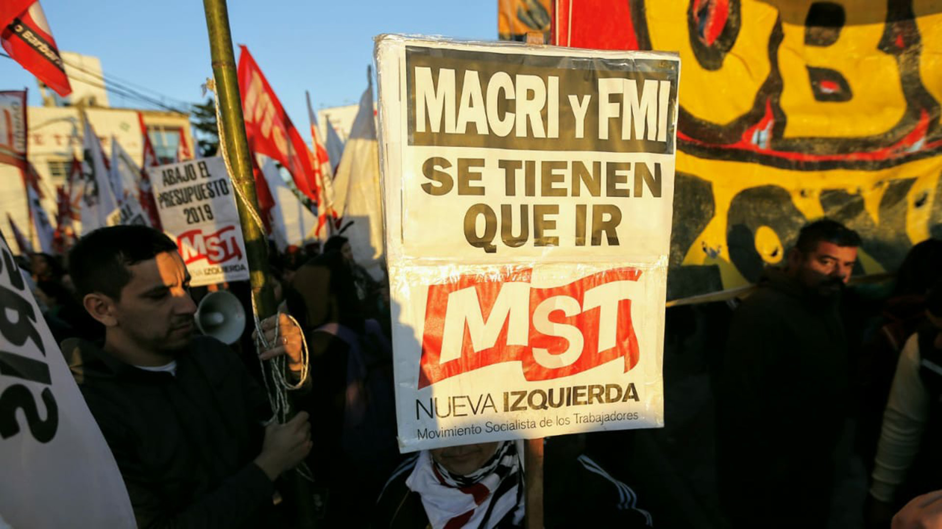 Partidos de izquierda convocaron a cortar distintos accesos: en esta foto, Panamericana y 197