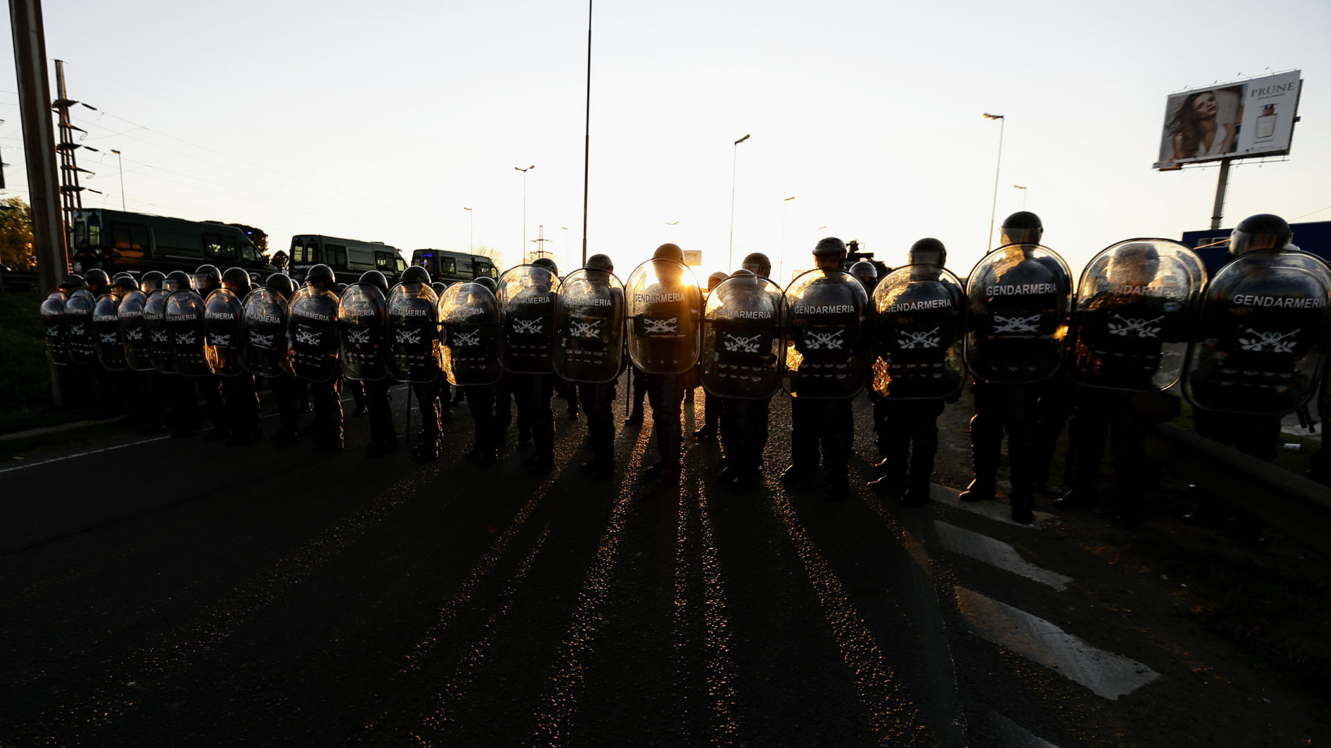 Partidos de izquierda convocaron a cortar distintos accesos: en esta foto, Panamericana y 197