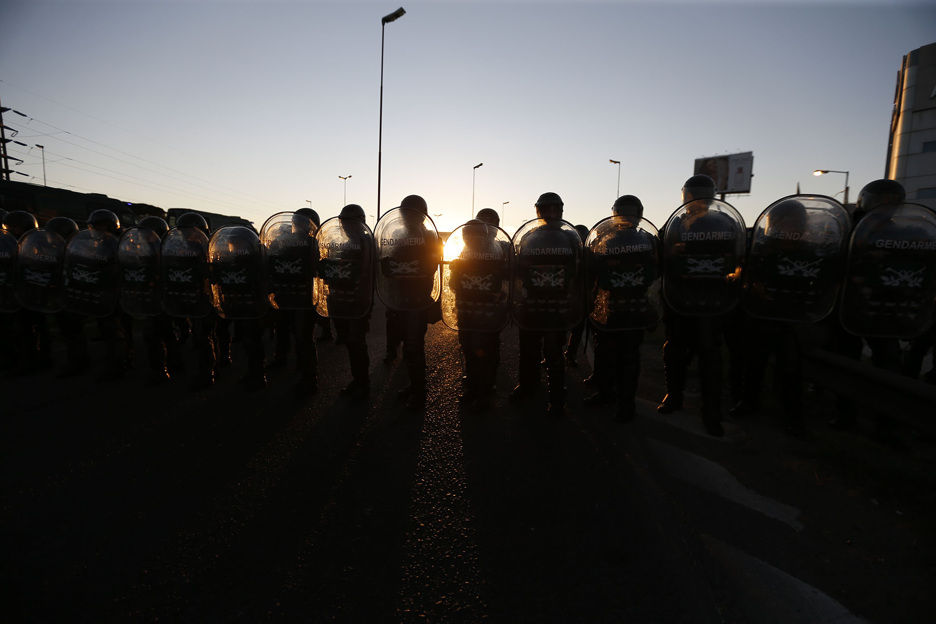 Partidos de izquierda convocaron a cortar distintos accesos: en esta foto, Panamericana y 197