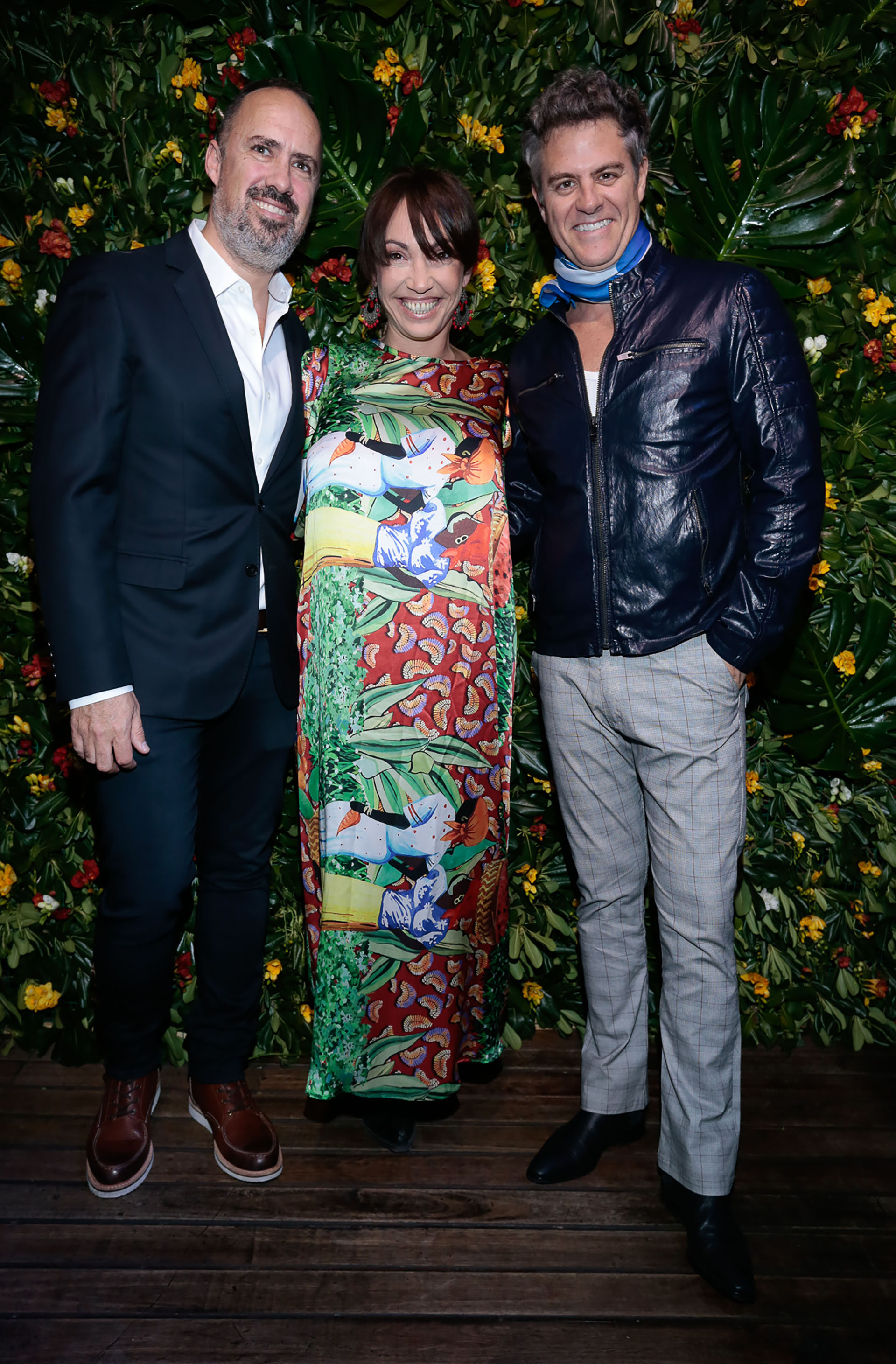 Charly Ronco, Ernestina Pais y Mike Amigorena