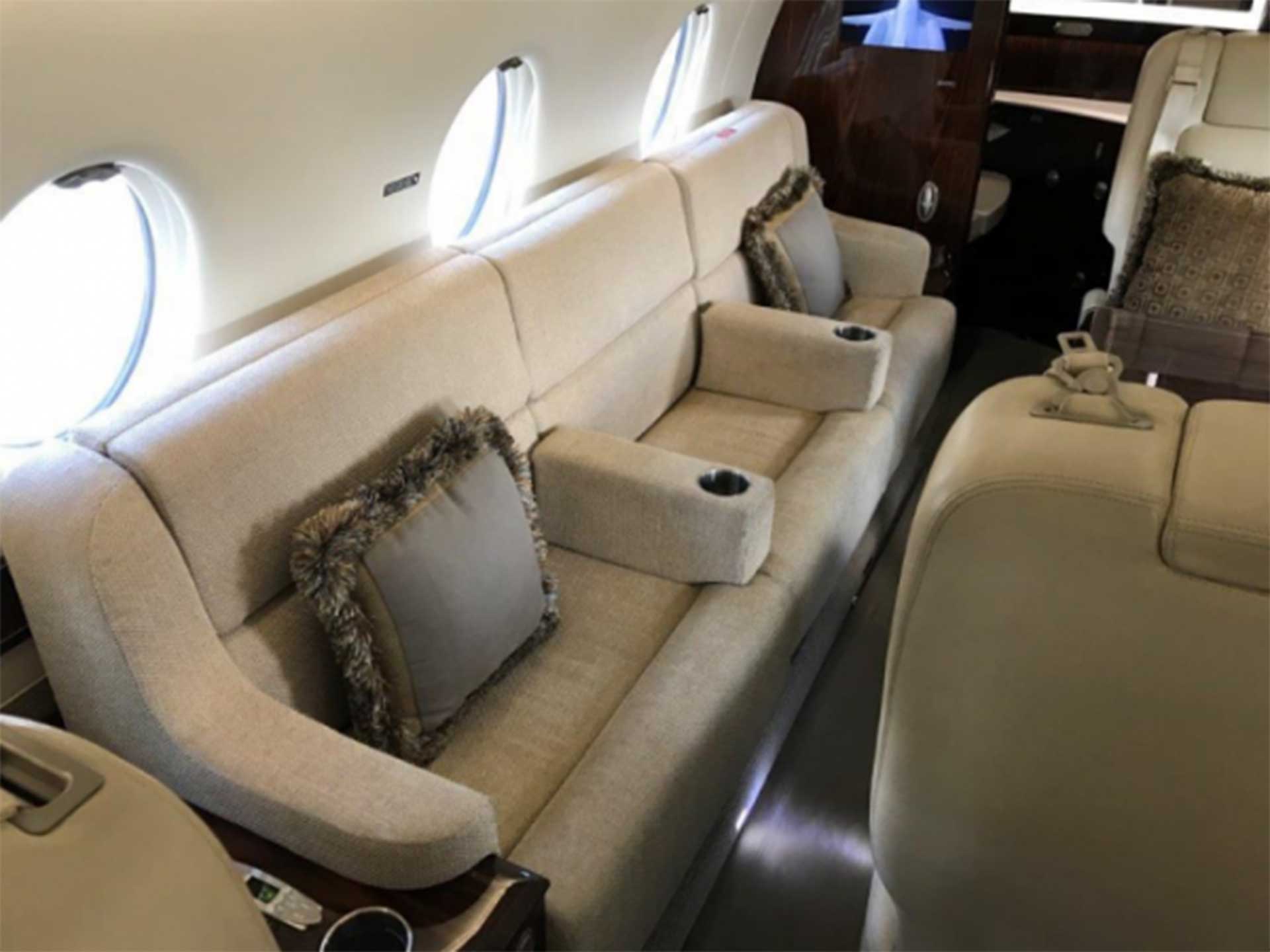 El interior del lujoso avión (Foto: La Patilla)