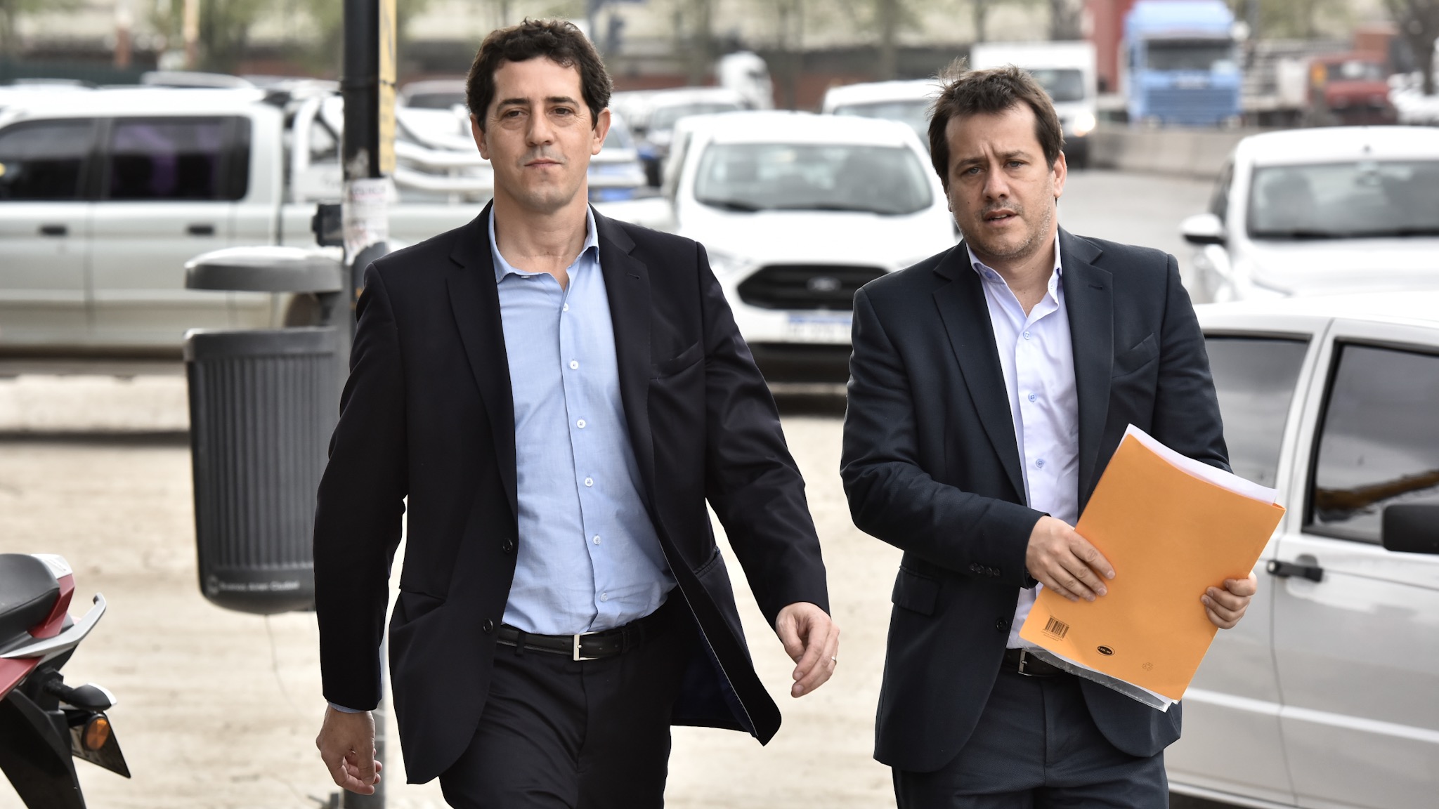 Eduardo Wado de Pedro se presentó en indagatoria ante el juez Bonadio. Fue asesorado por el abogado Mariano Recalde aunque en la causa está representado por otra letrada.