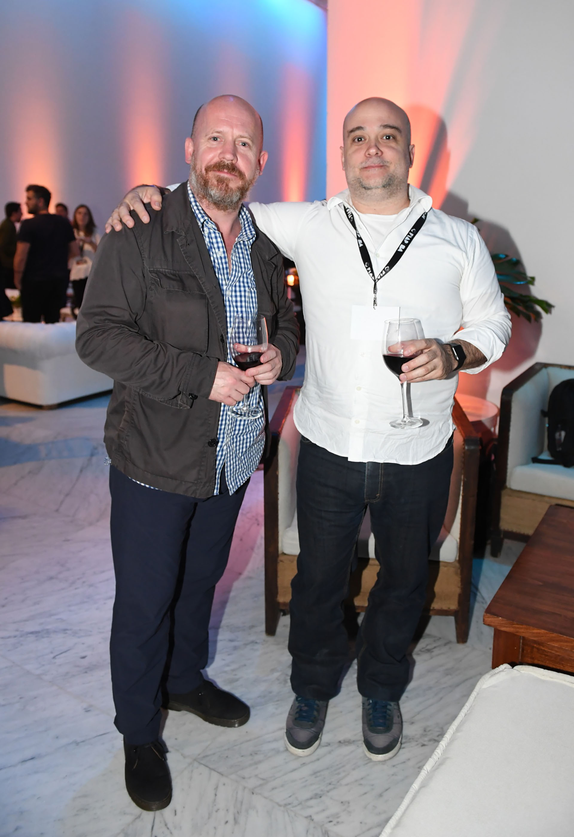 Lorenzo Shakespear (de Diseño Shakespear) y Patricio Calavalli (publicista y analista de mercado)